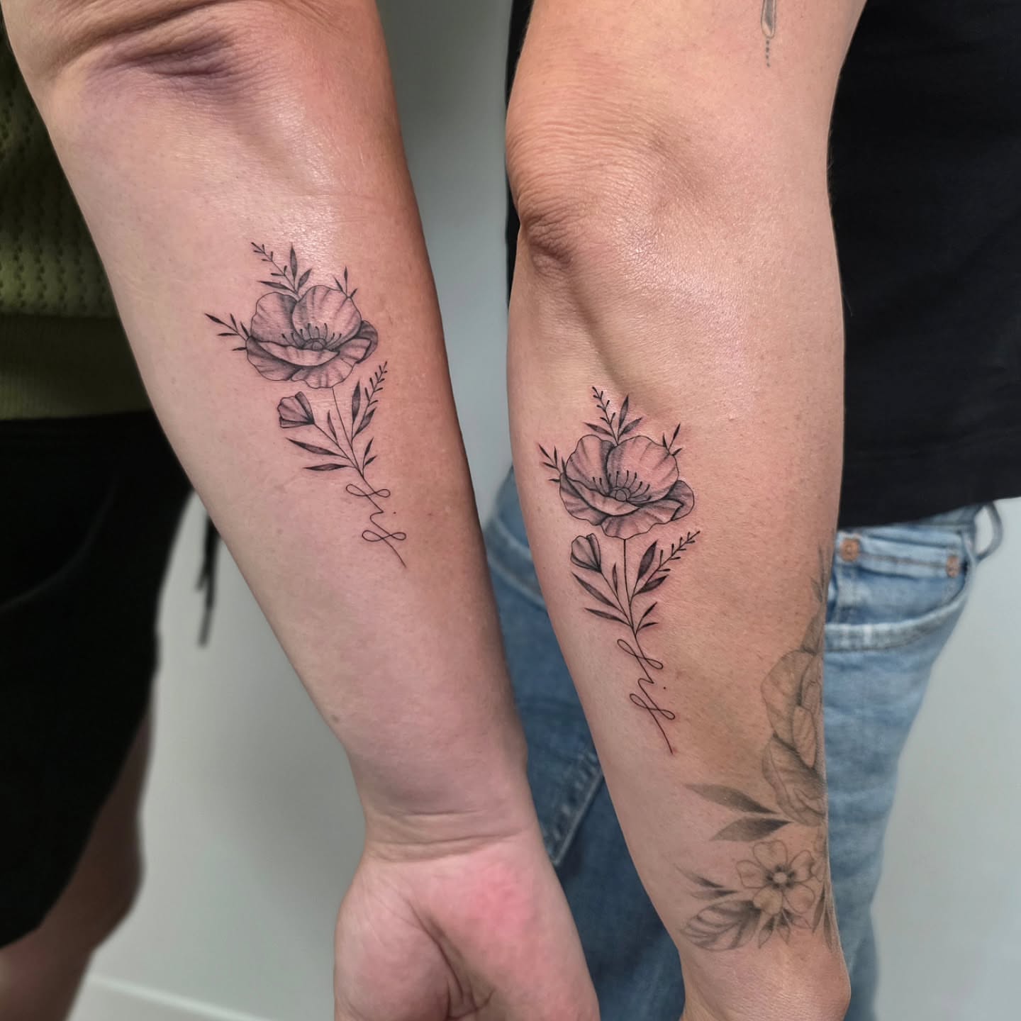 Tattoo by @paige.nicole.tattoos — black_and_grey