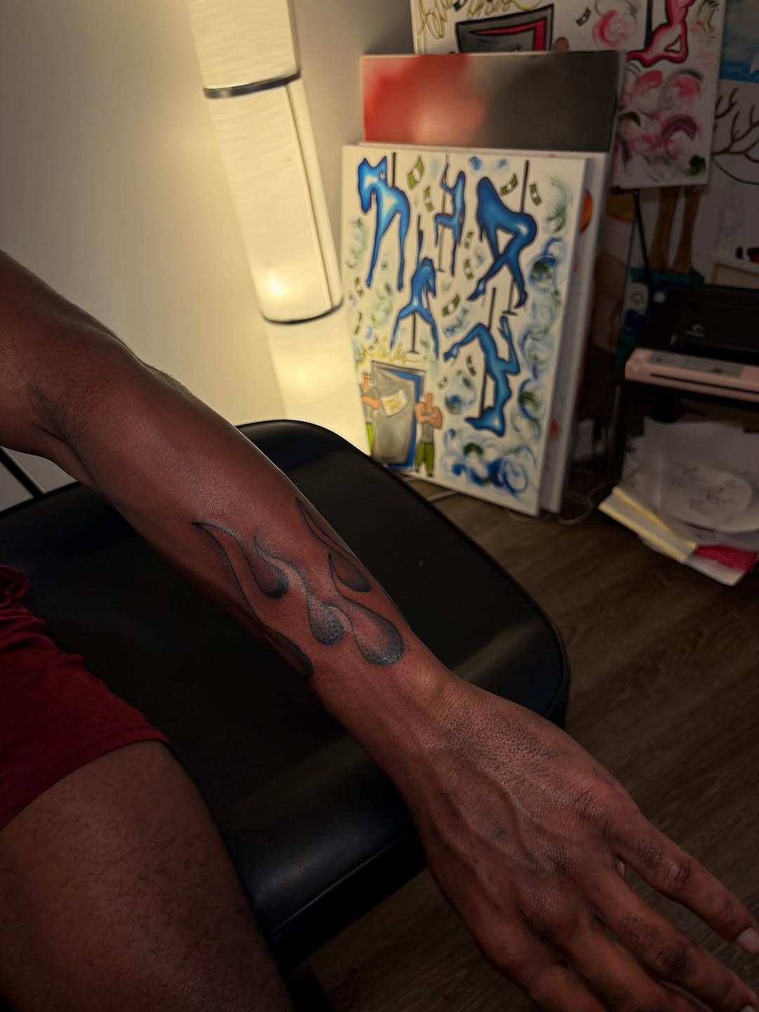 Flames tribal tattoo on the forearm by Barbie Mari ๐
โญ๏ธ