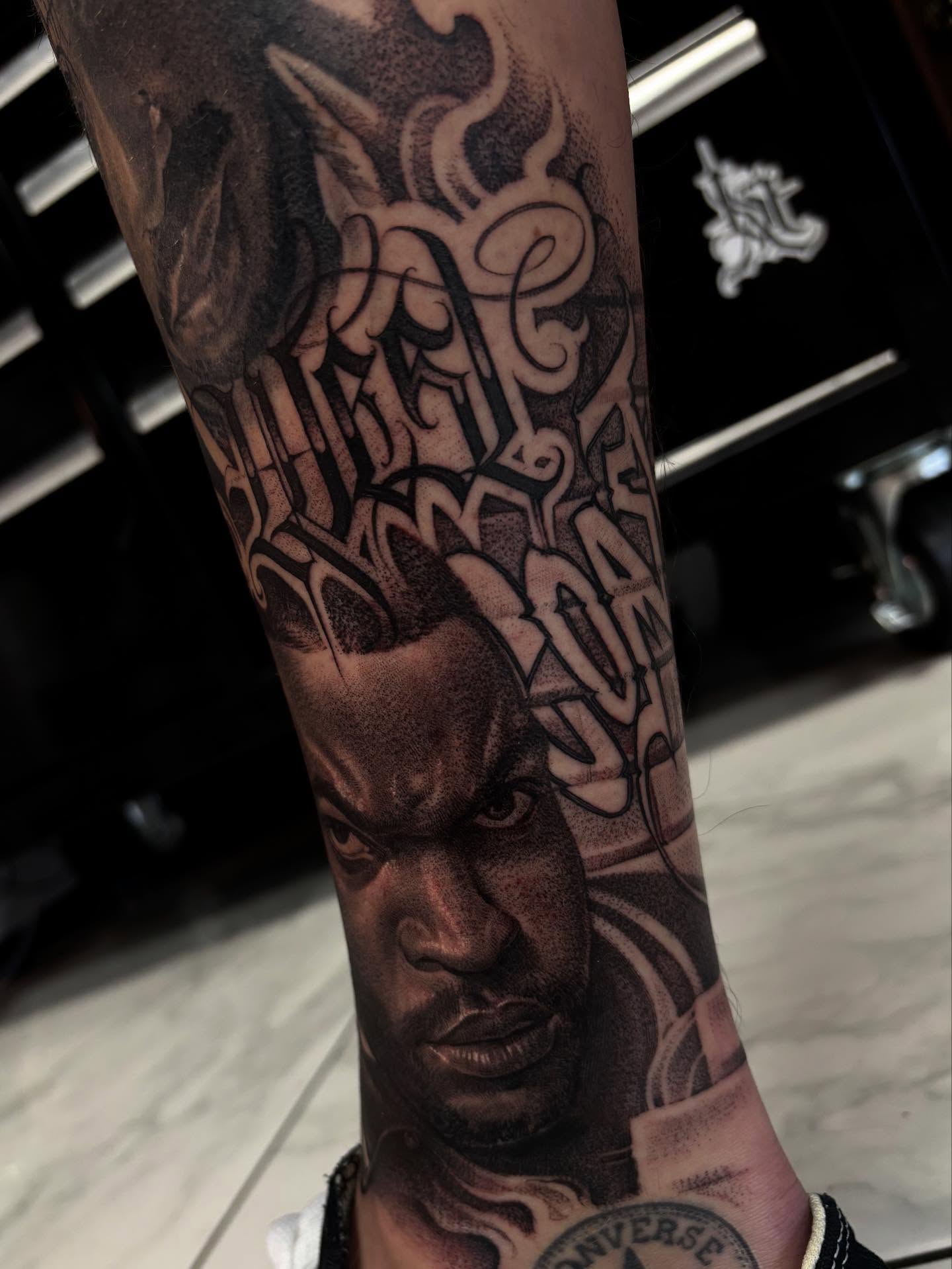 Tattoo by @ashtattooer — realism, black_and_grey