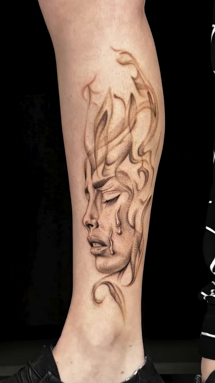 Tattoo by @fineartunbound โ black_and_grey, realism