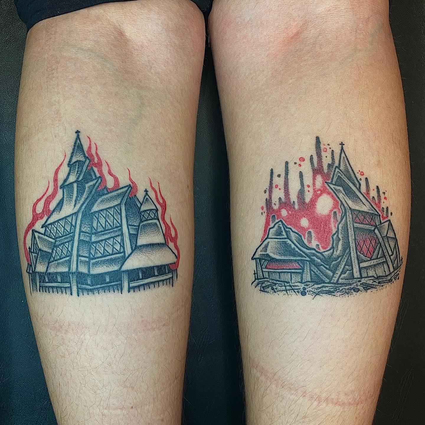 Tattoo by @jmlxart — dotwork, geometric