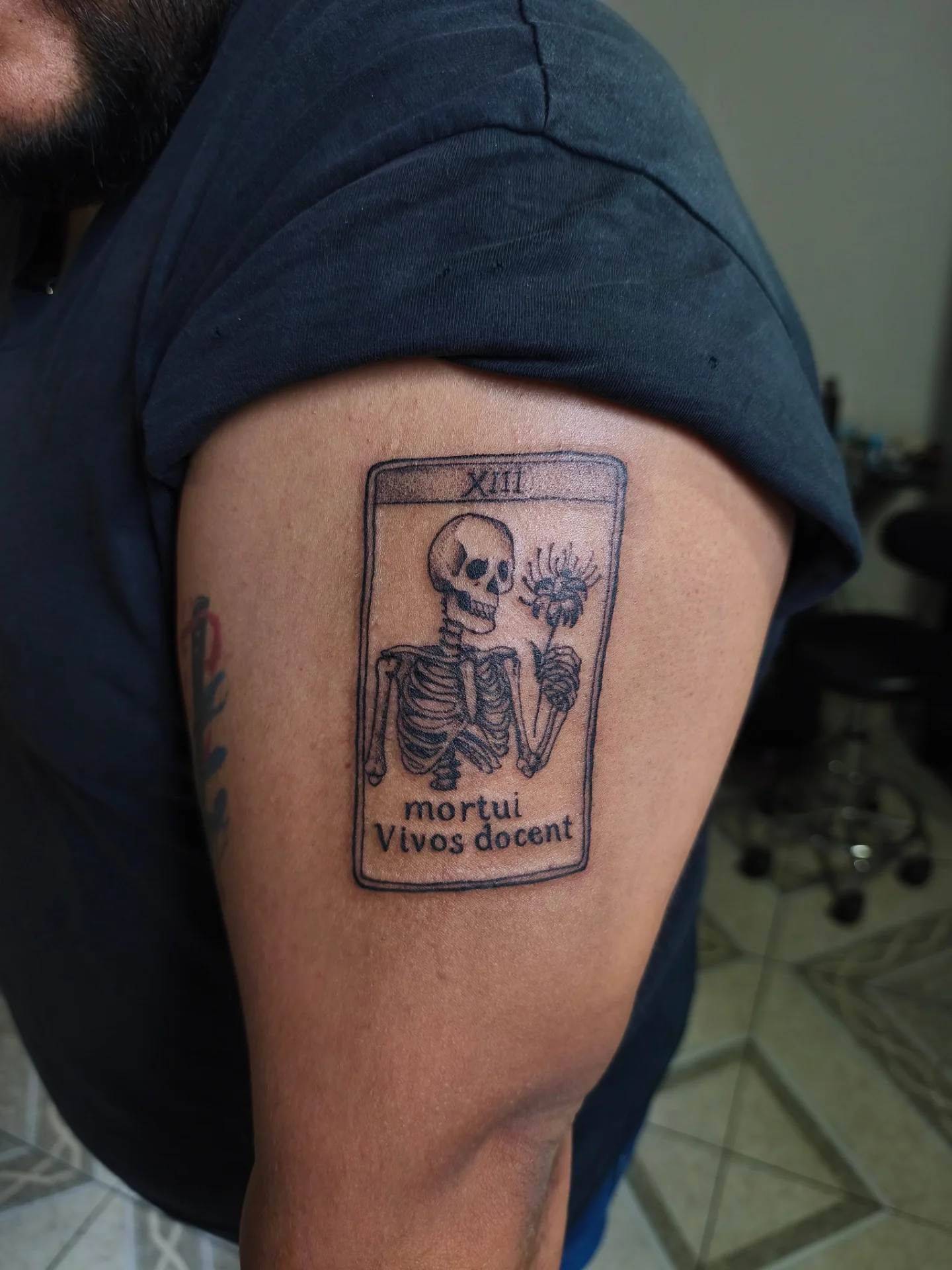 Tattoo by @mello_blue_tatto0 β black_and_grey