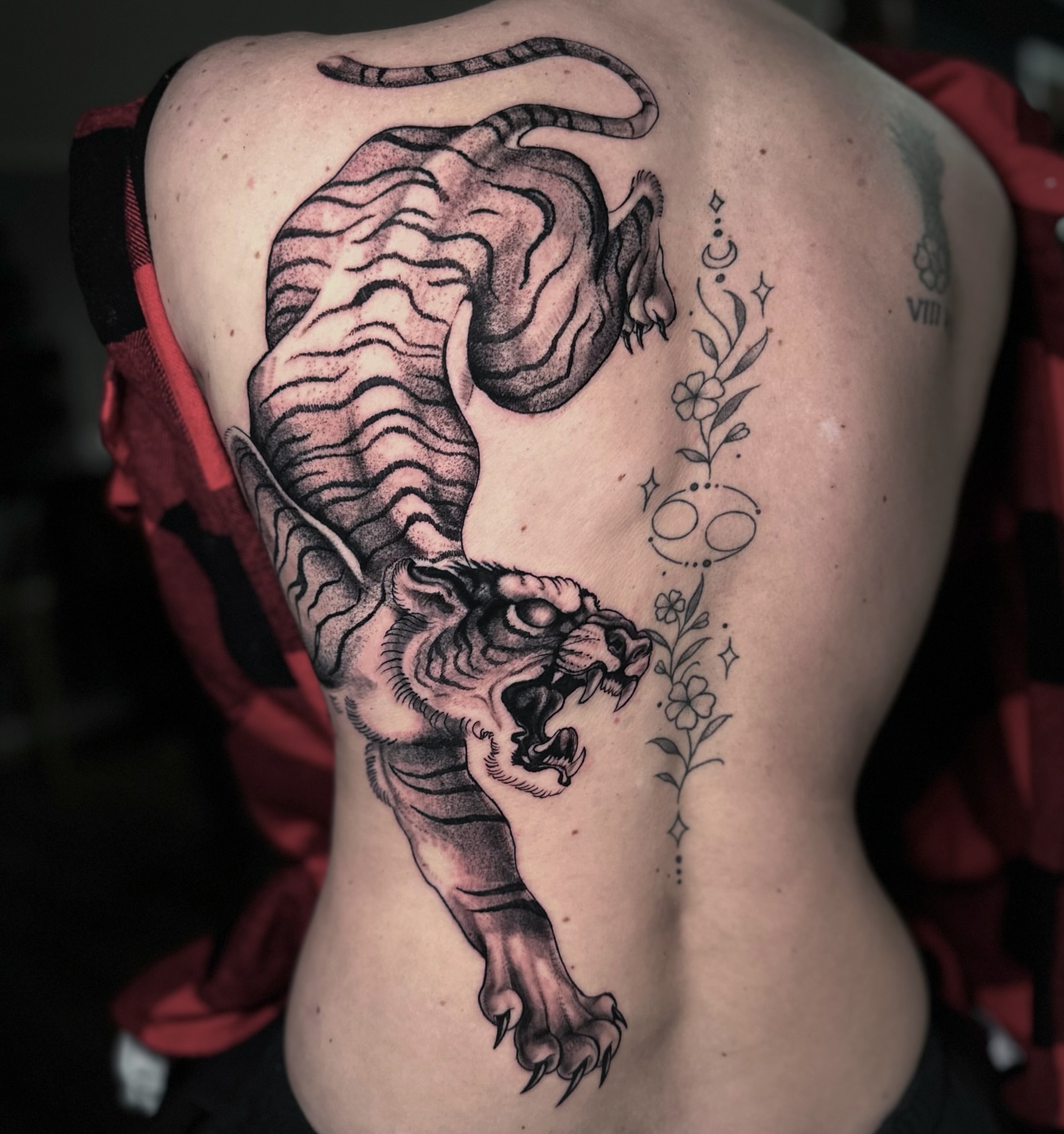 Tattoo by @kmoore_tattoos — black_and_grey