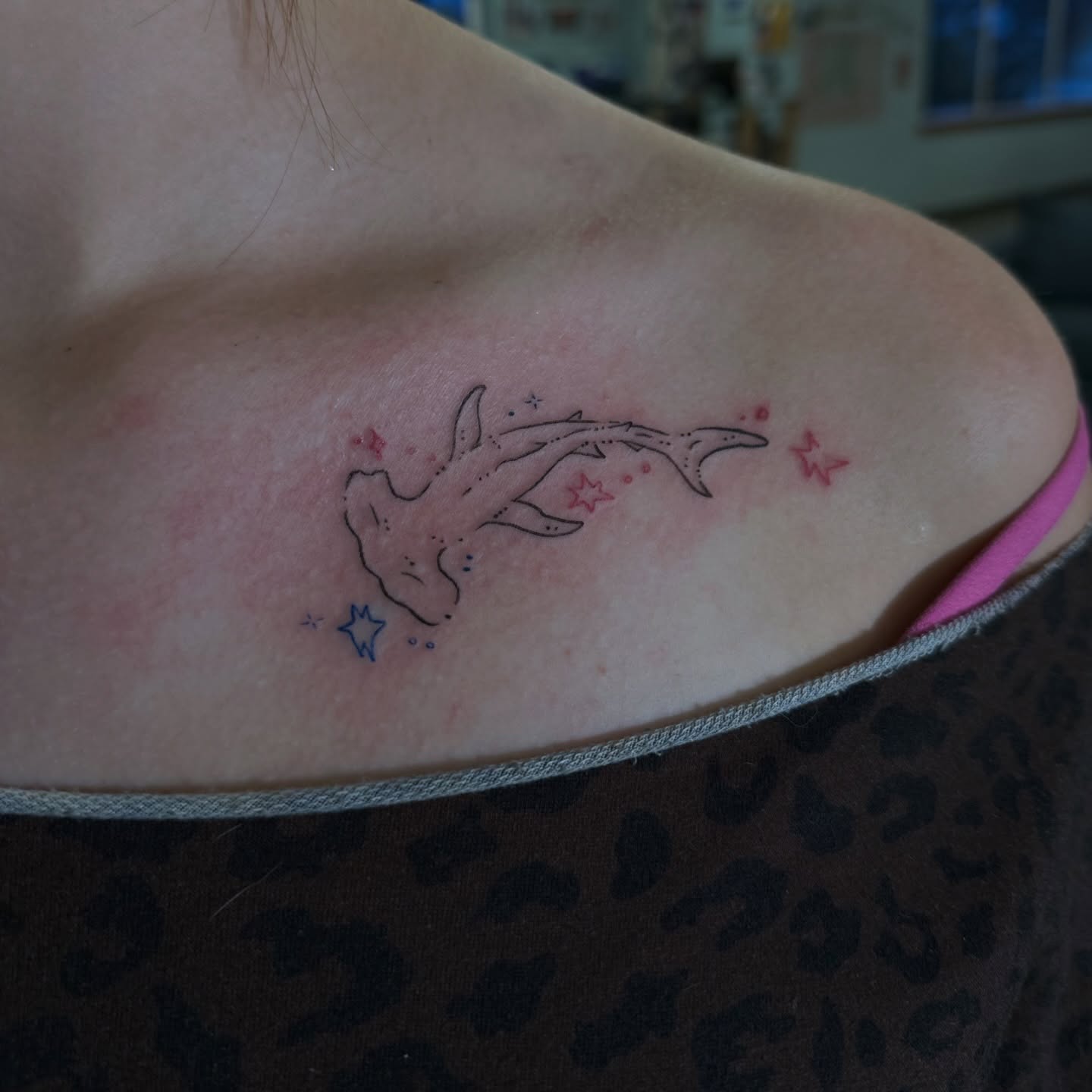 Tattoo by @hannahleetattoos — dotwork
