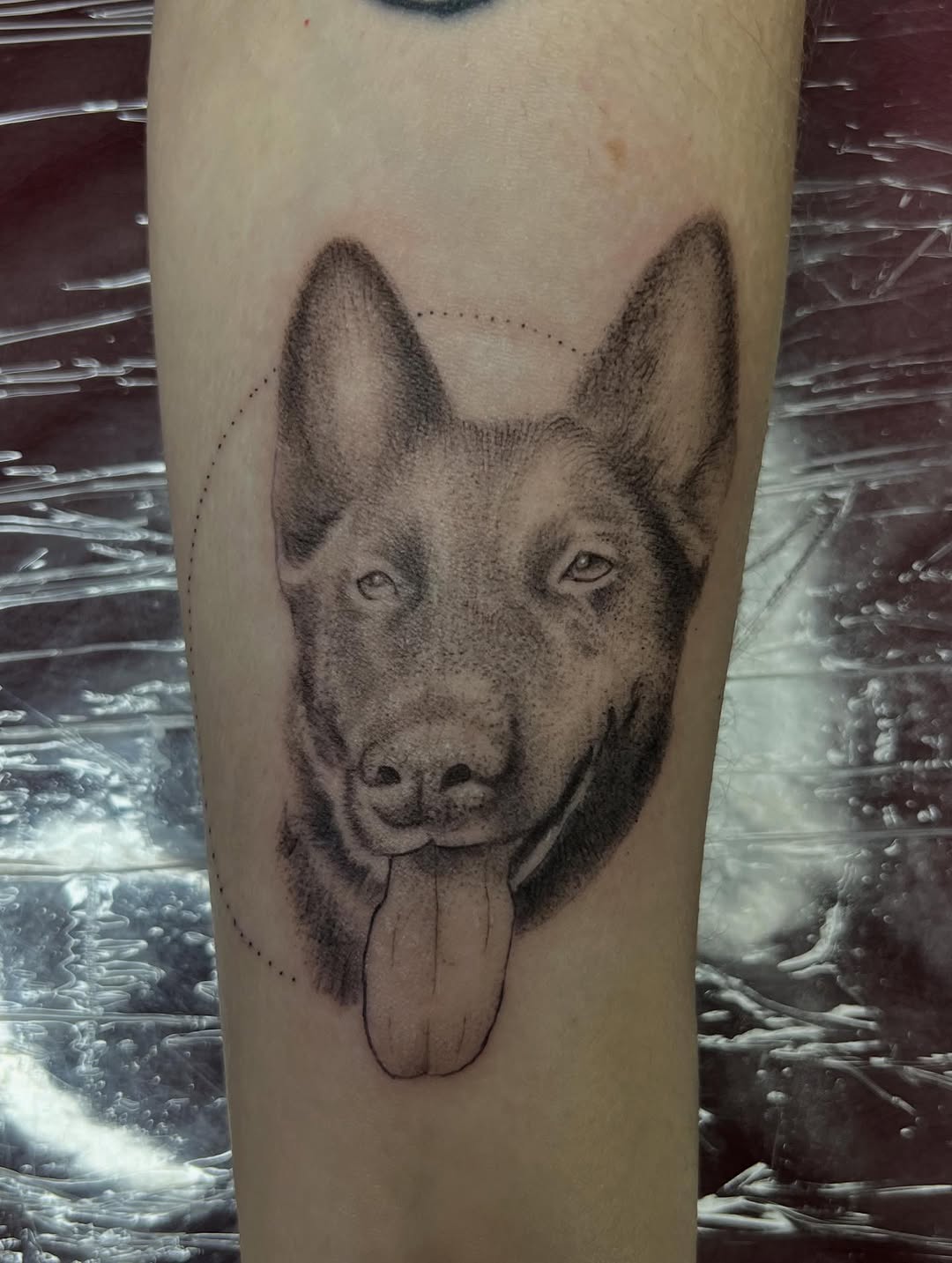 Tattoo by @oddratink — realism, black_and_grey