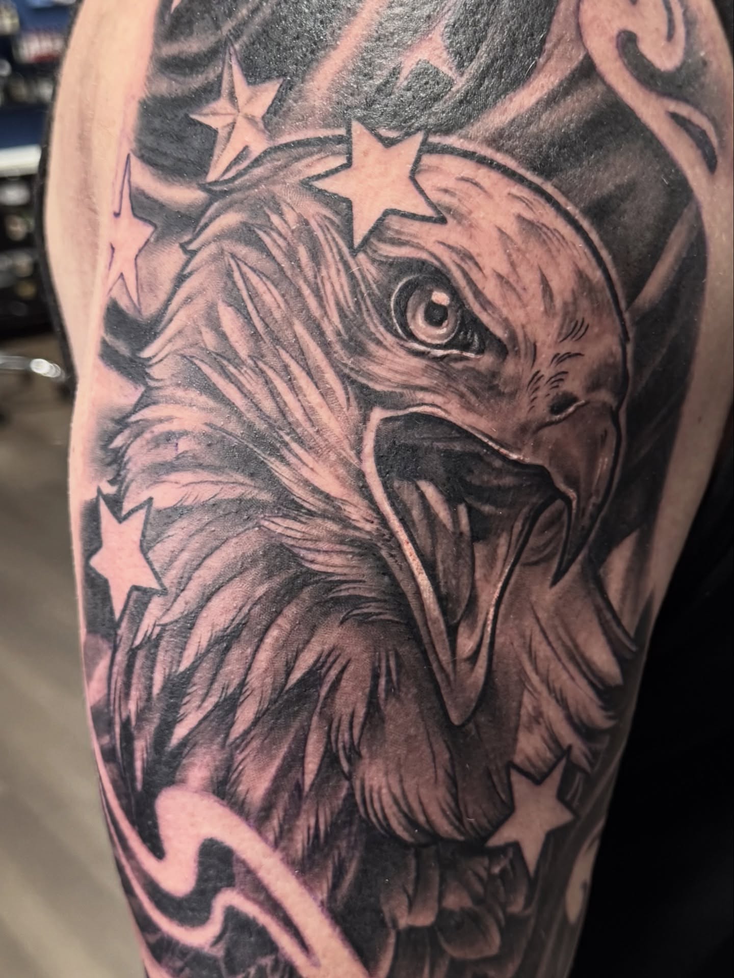 Tattoo by @zombriii — black_and_grey