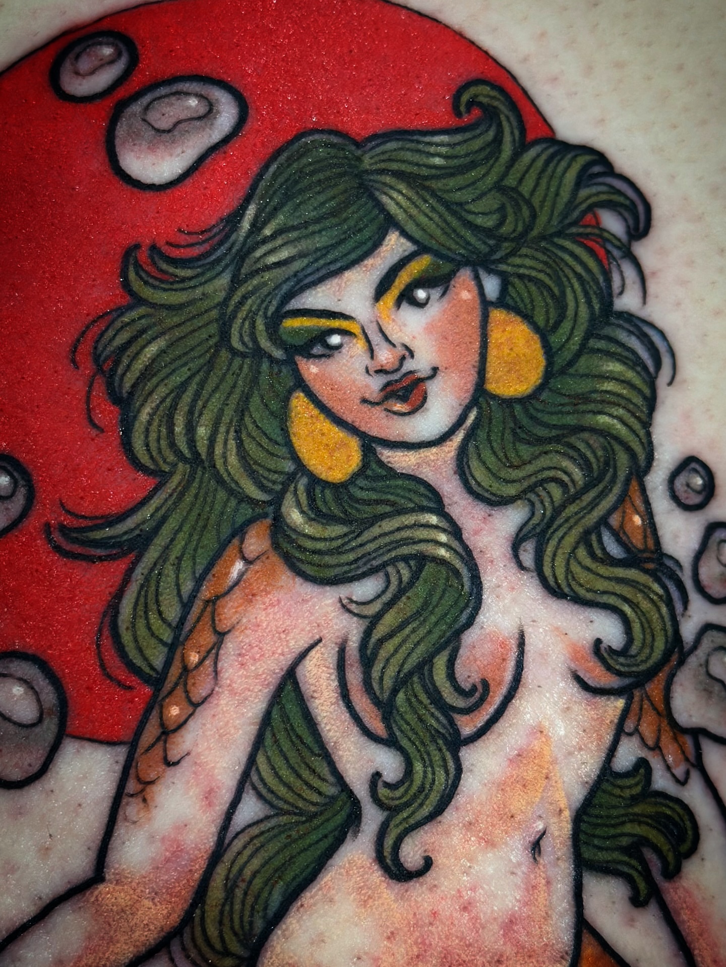 Tattoo by @aprilnicoletattoos — american_traditional, illustrative