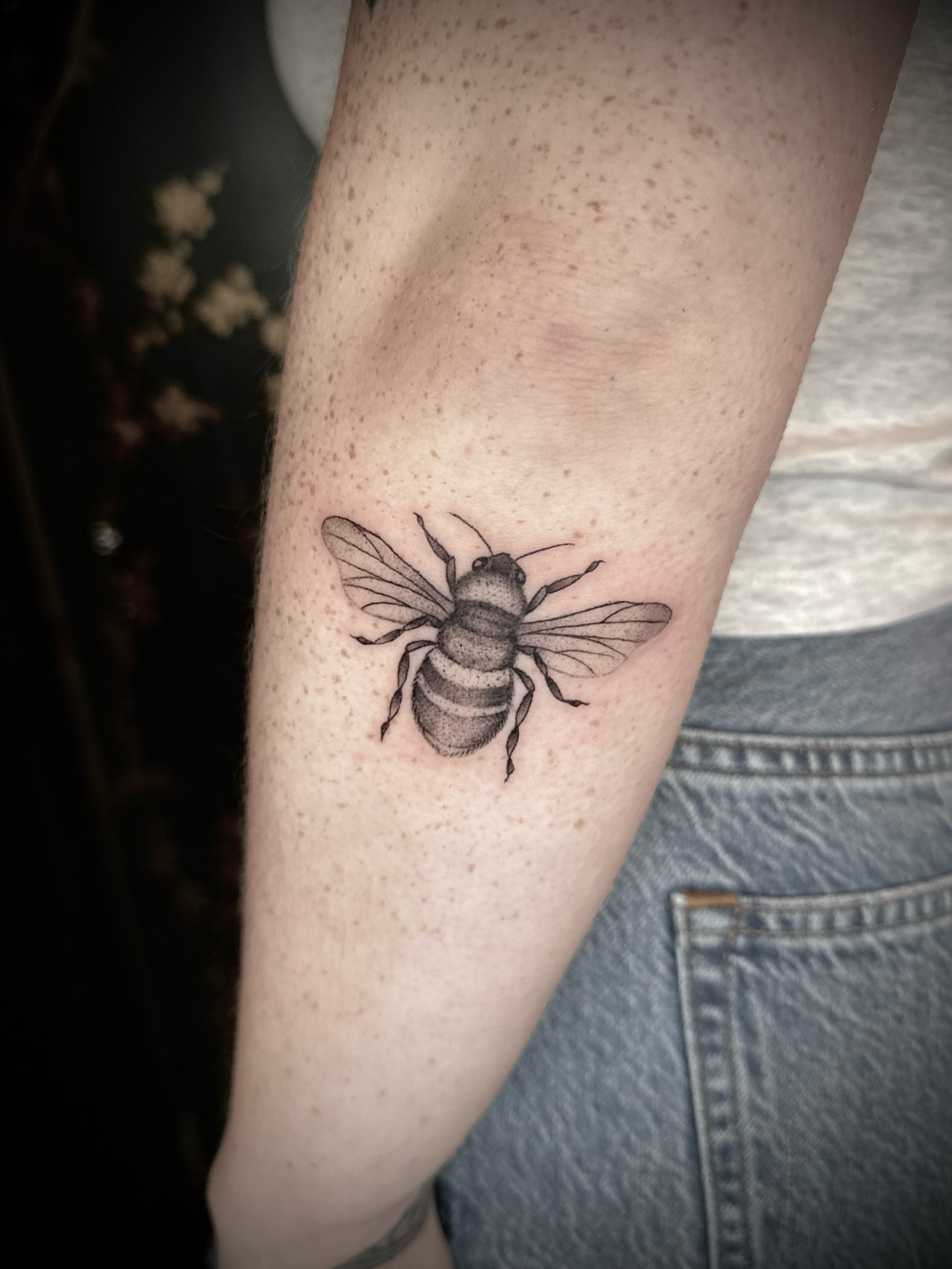 Tattoo by @cece.inks — black_and_grey