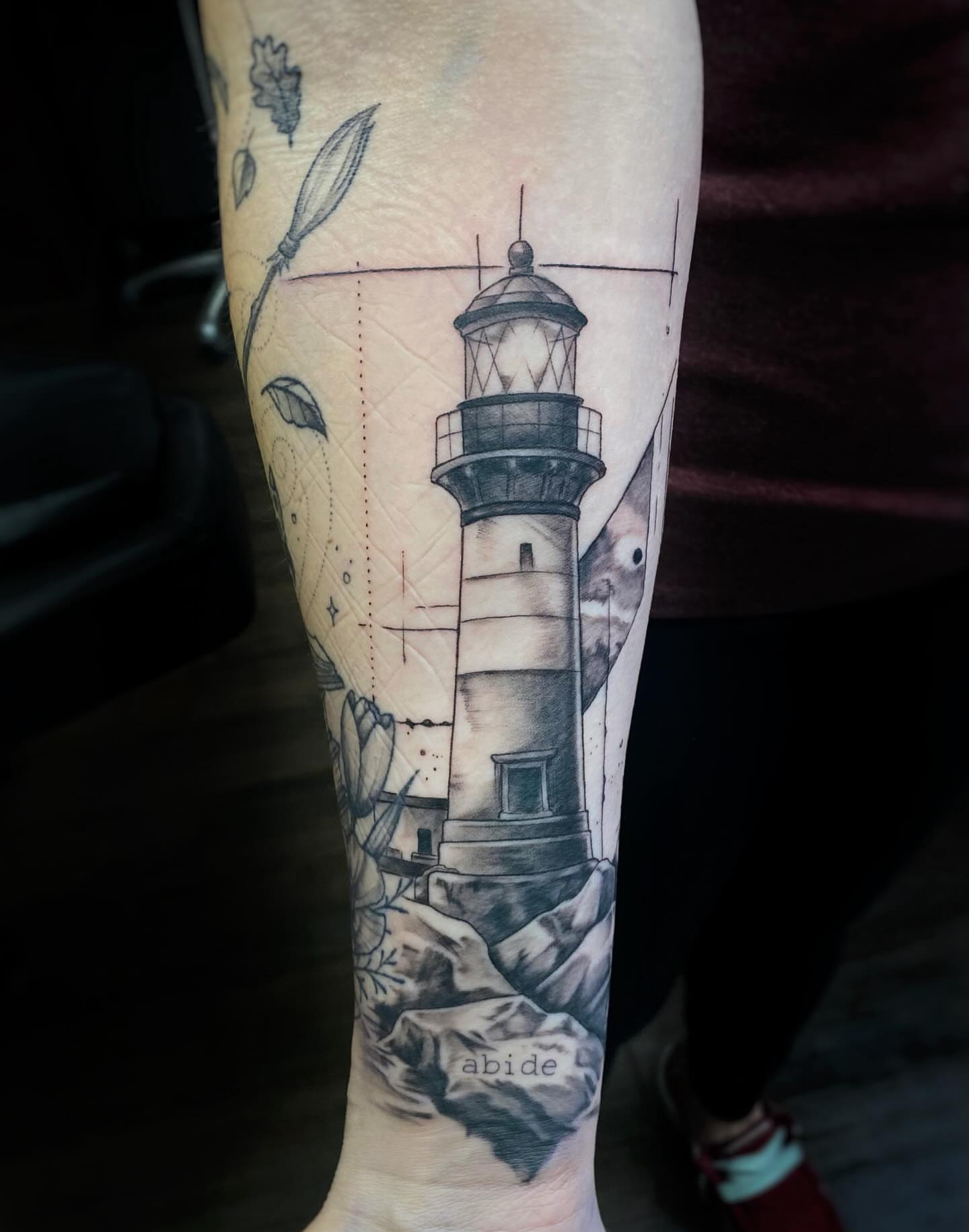 Tattoo by @tatcaviar — black_and_grey, realism