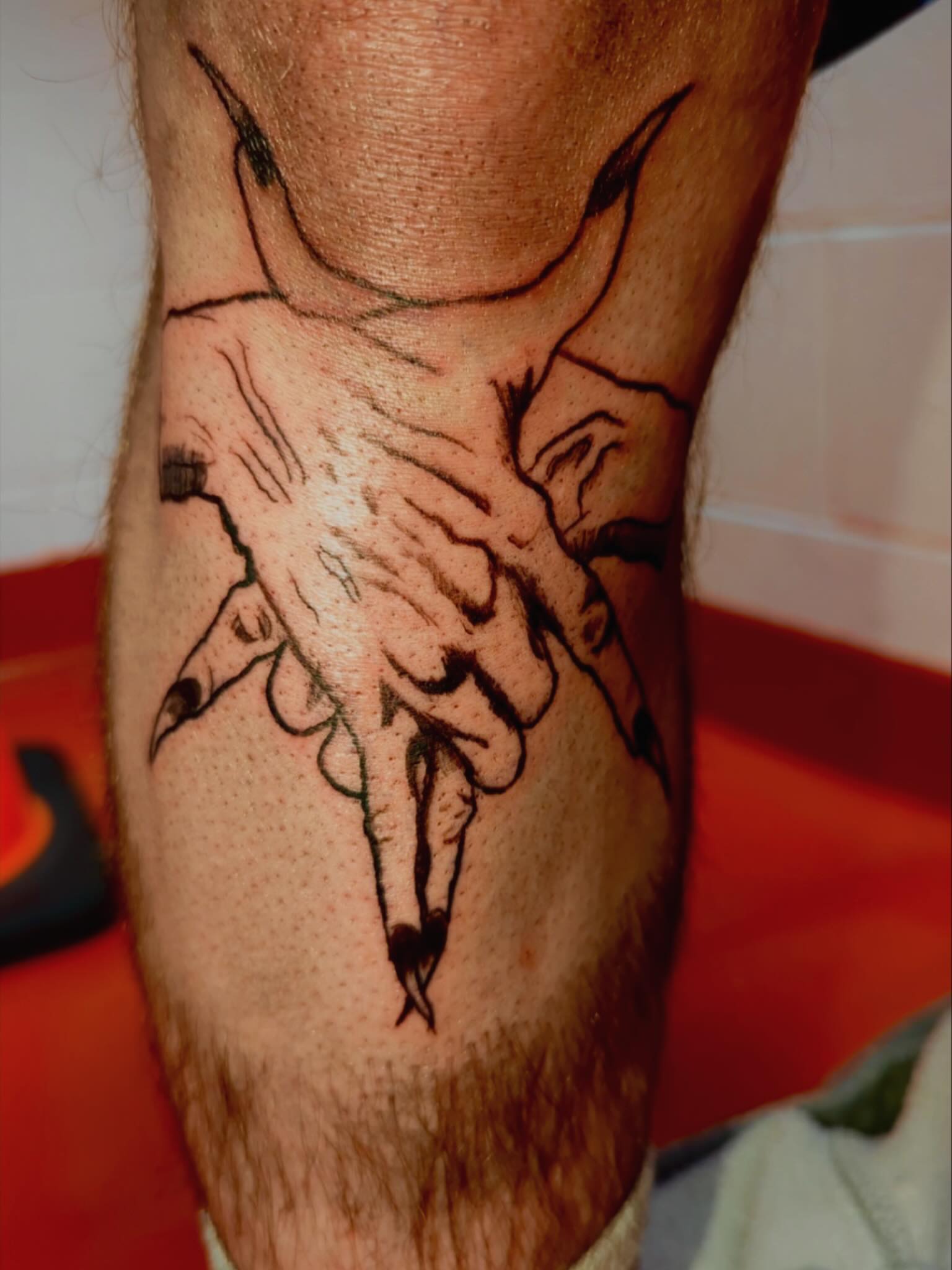 Tattoo by @kodas_tattoos — black_and_grey