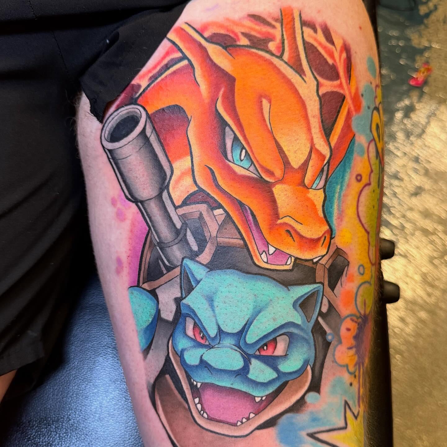 Tattoo by @bmtat2 — new_school, anime