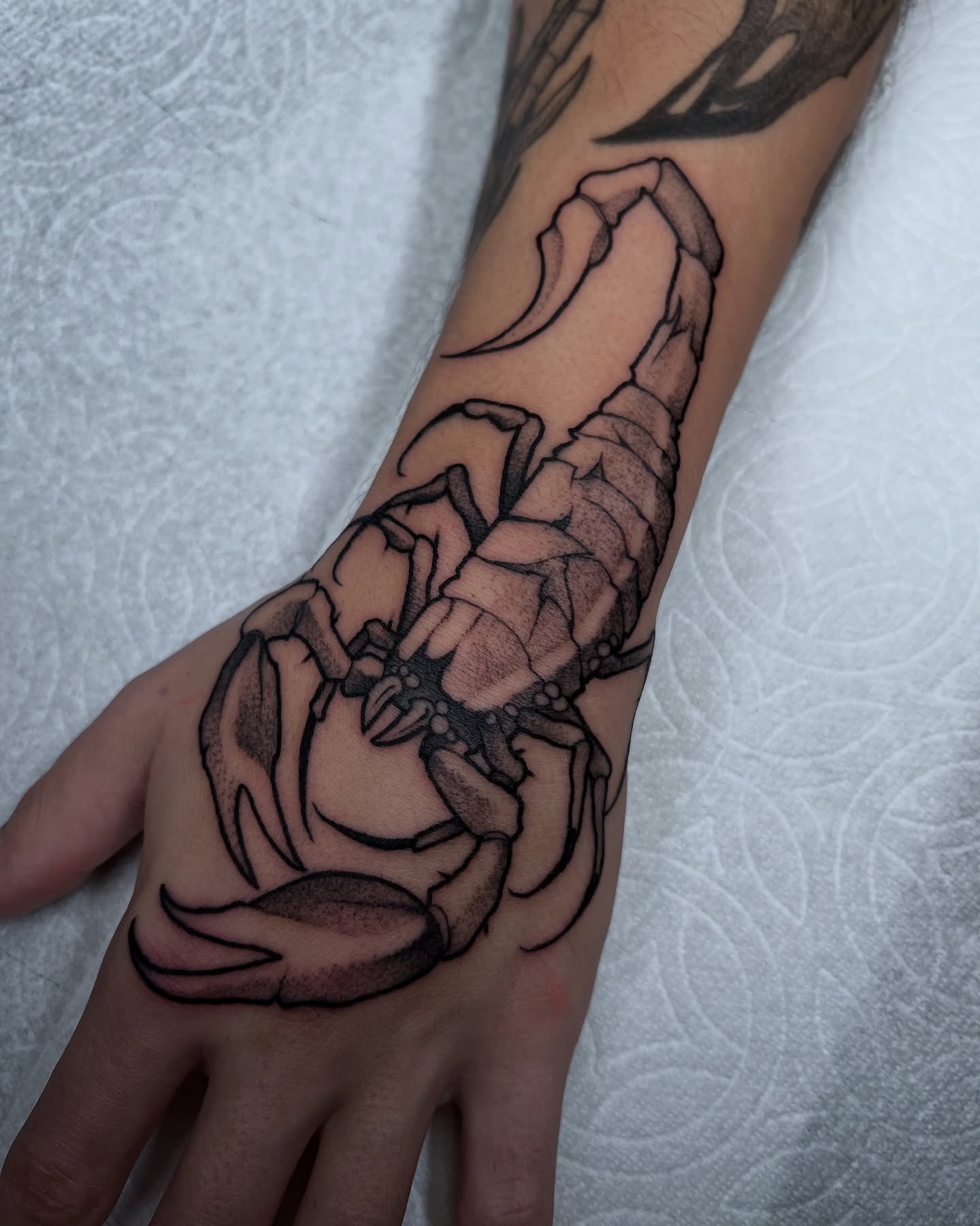 Tattoo by @lordovflies — black_and_grey