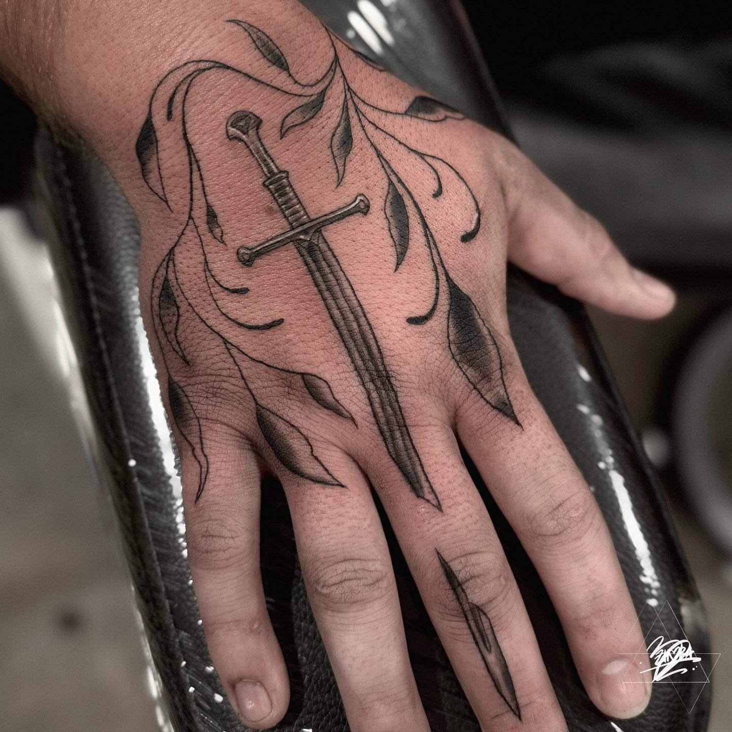Tattoo by @zhoradevi — black_and_grey, realism