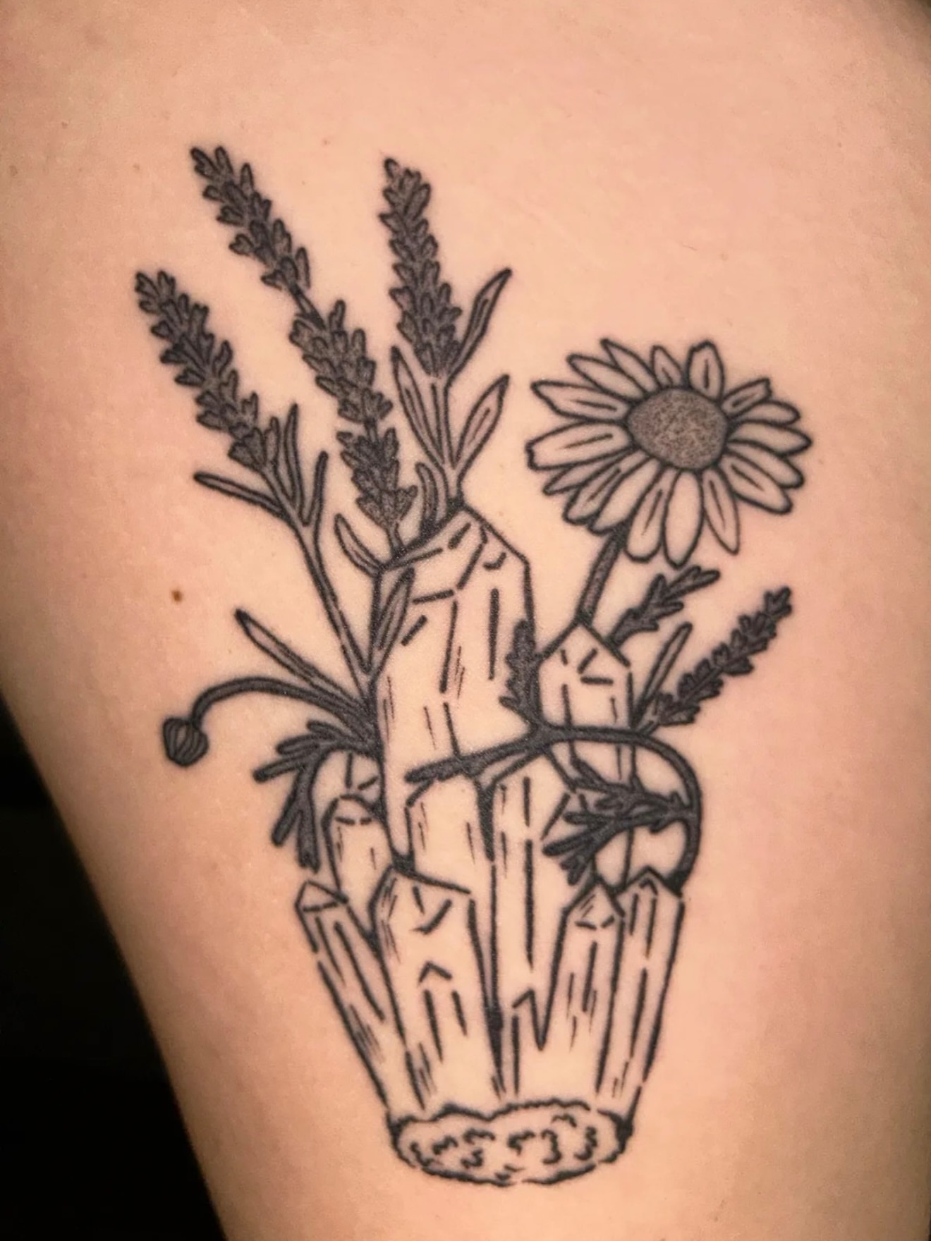 Tattoo by @chemilieon — black_and_grey