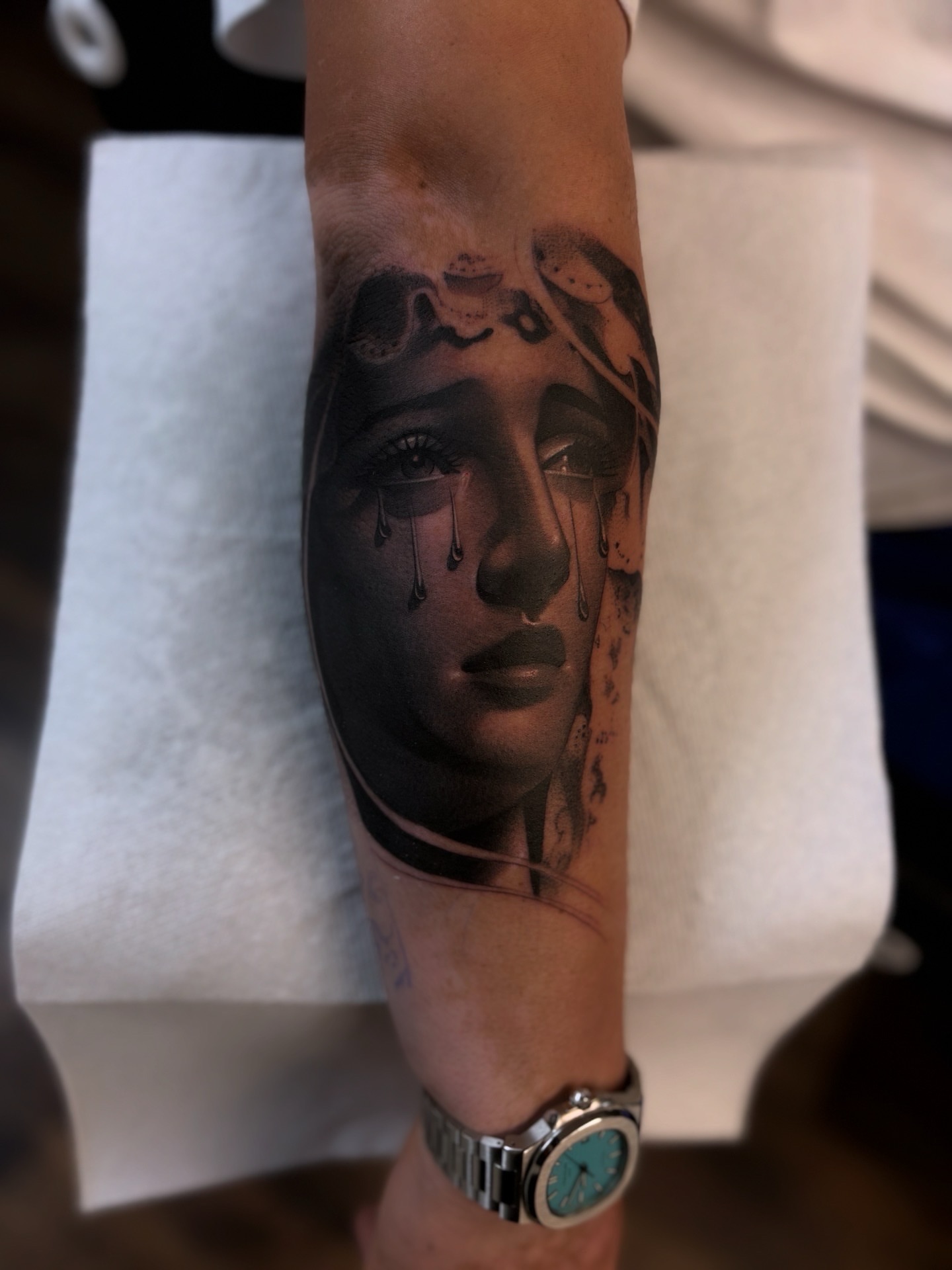 Tattoo by @xaviersalinastats β realism, dark_realism