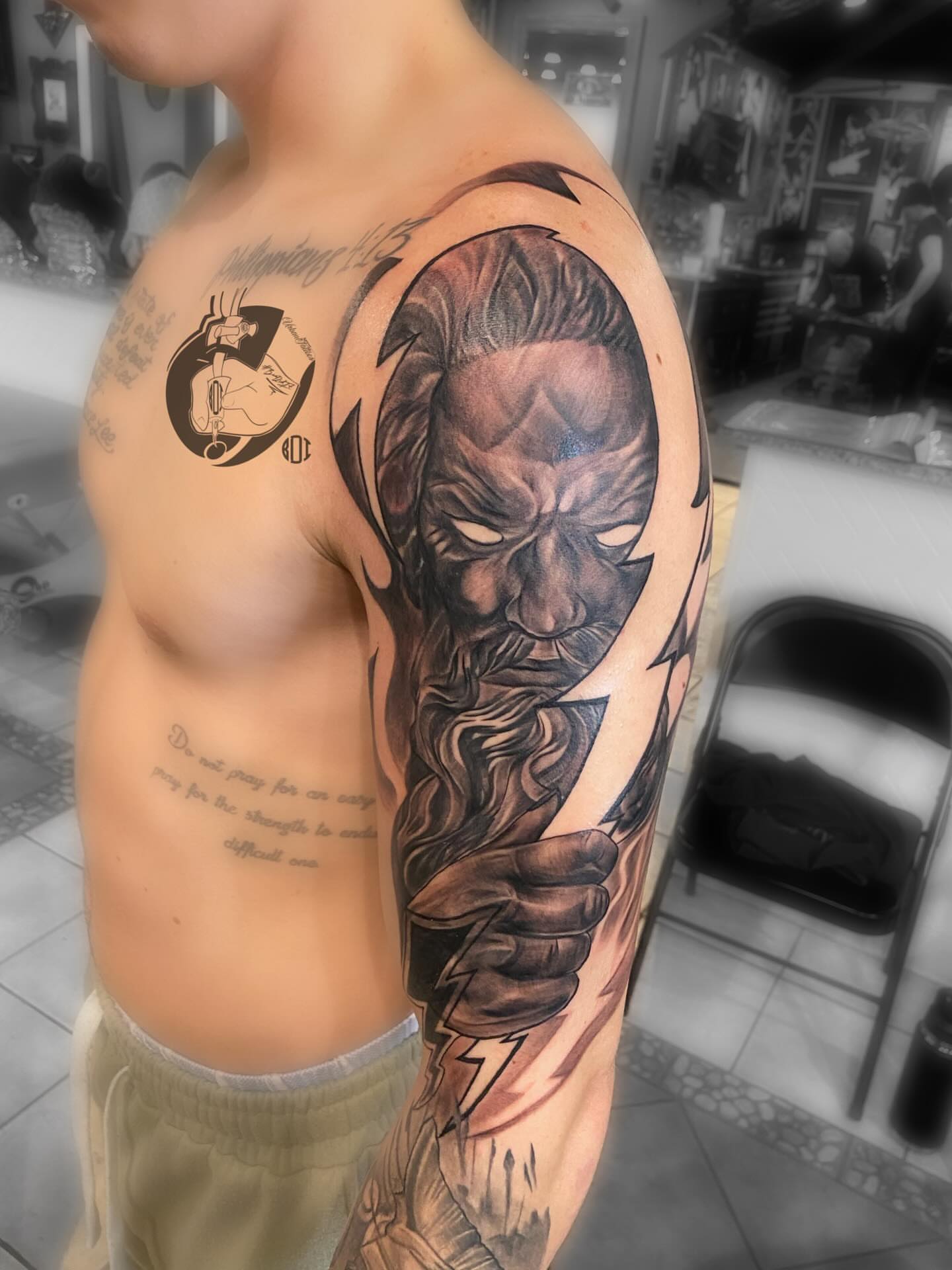 Tattoo by @urbantattoos — realism, dark_realism