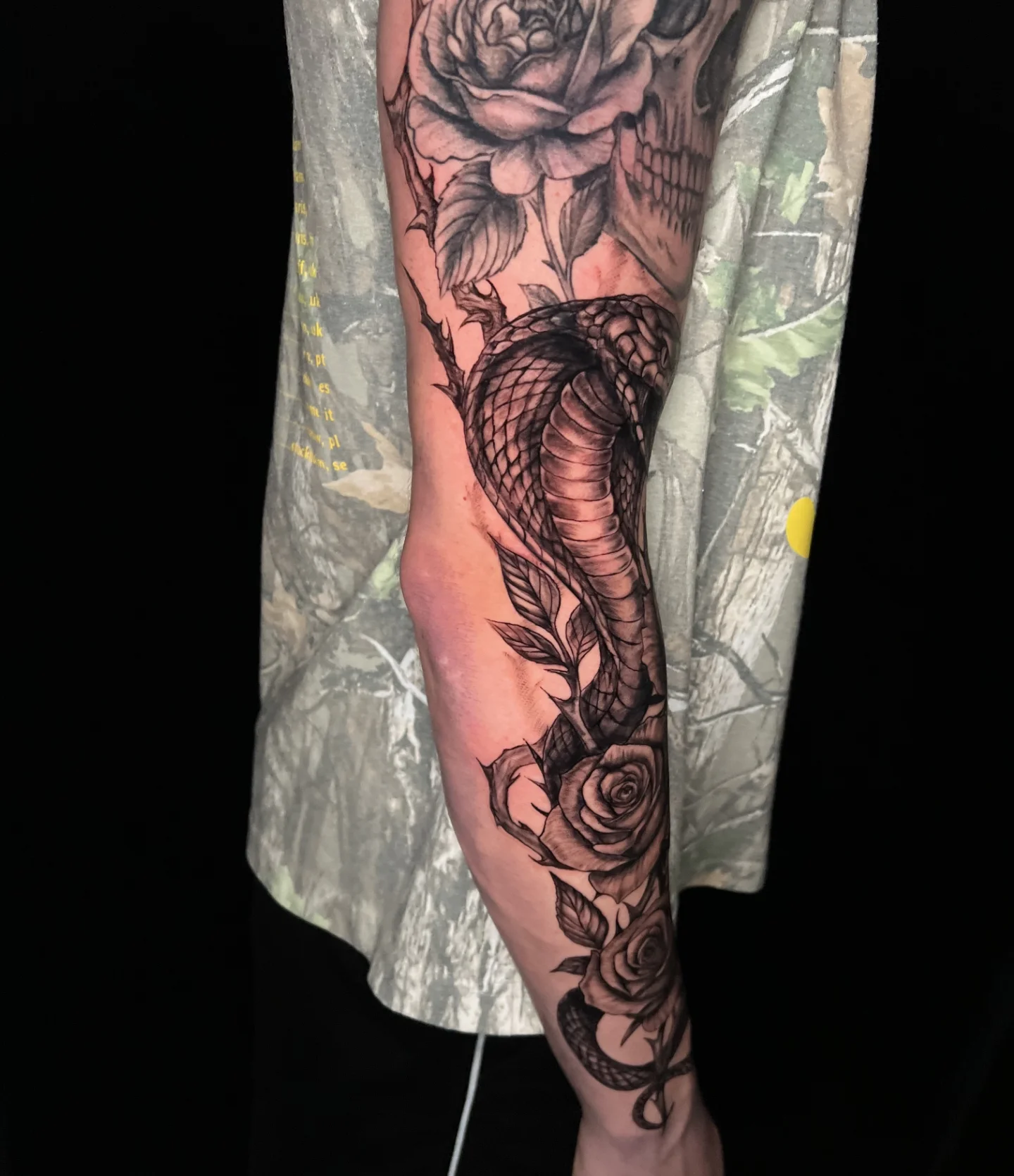 Tattoo by @thedavidlibert — black_and_grey, realism
