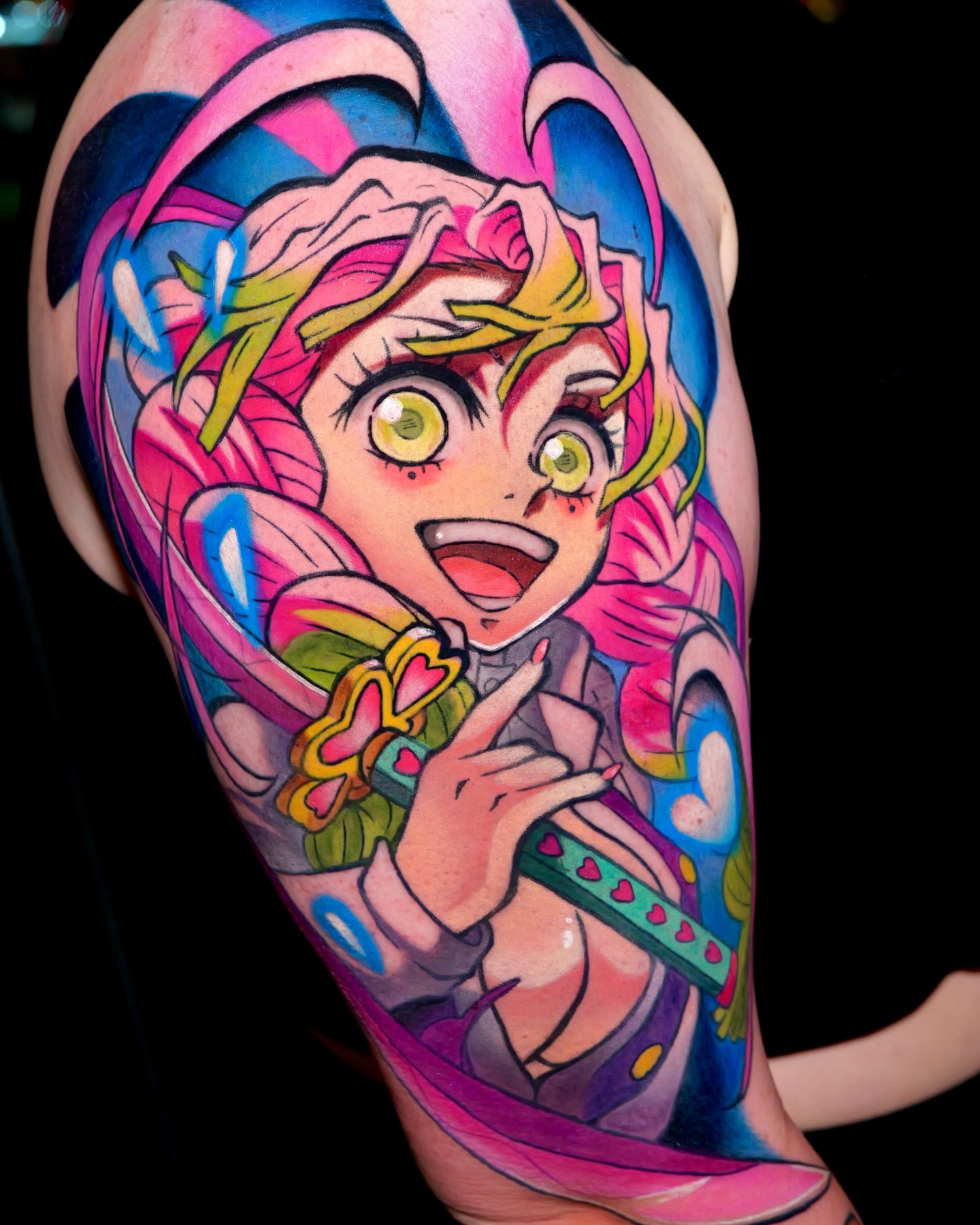 Tattoo by @ale.rivz — anime, illustrative