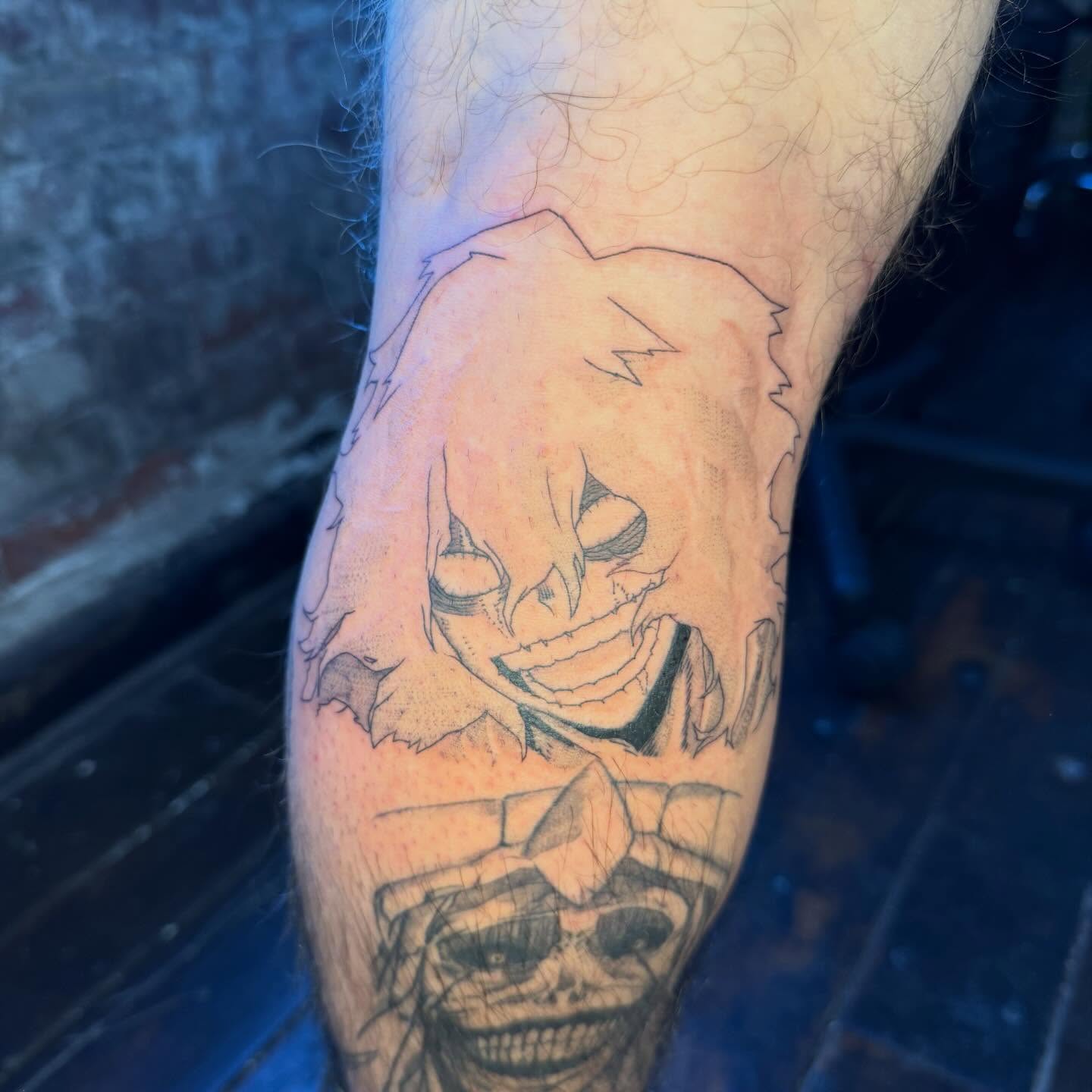 Tattoo by @nanumike_tats — black_and_grey