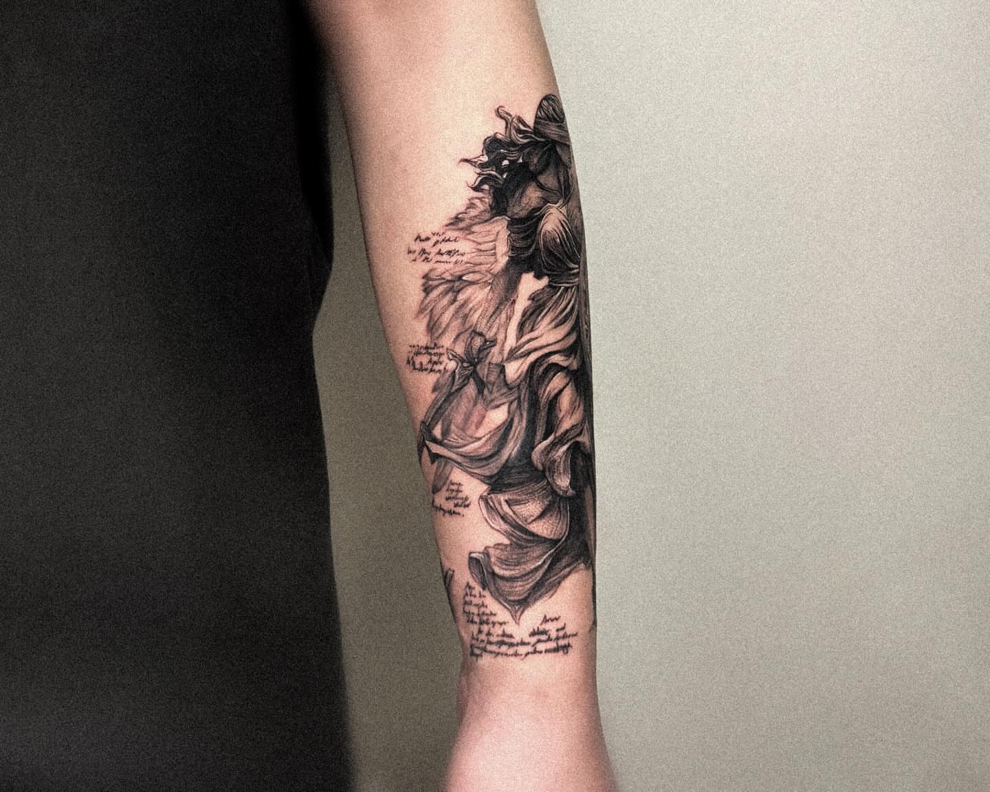 Tattoo by @swani_tattoo — black_and_grey, realism