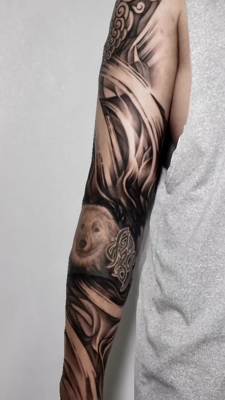 Tattoo by @micogeologo_tattoo — black_and_grey, realism