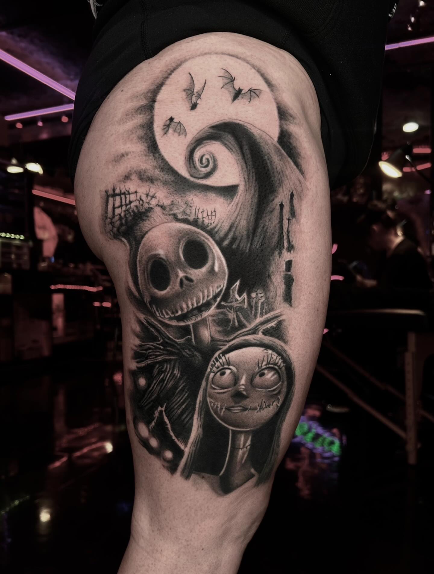 Tattoo by @petaltattoo โ black_and_grey, dark_realism