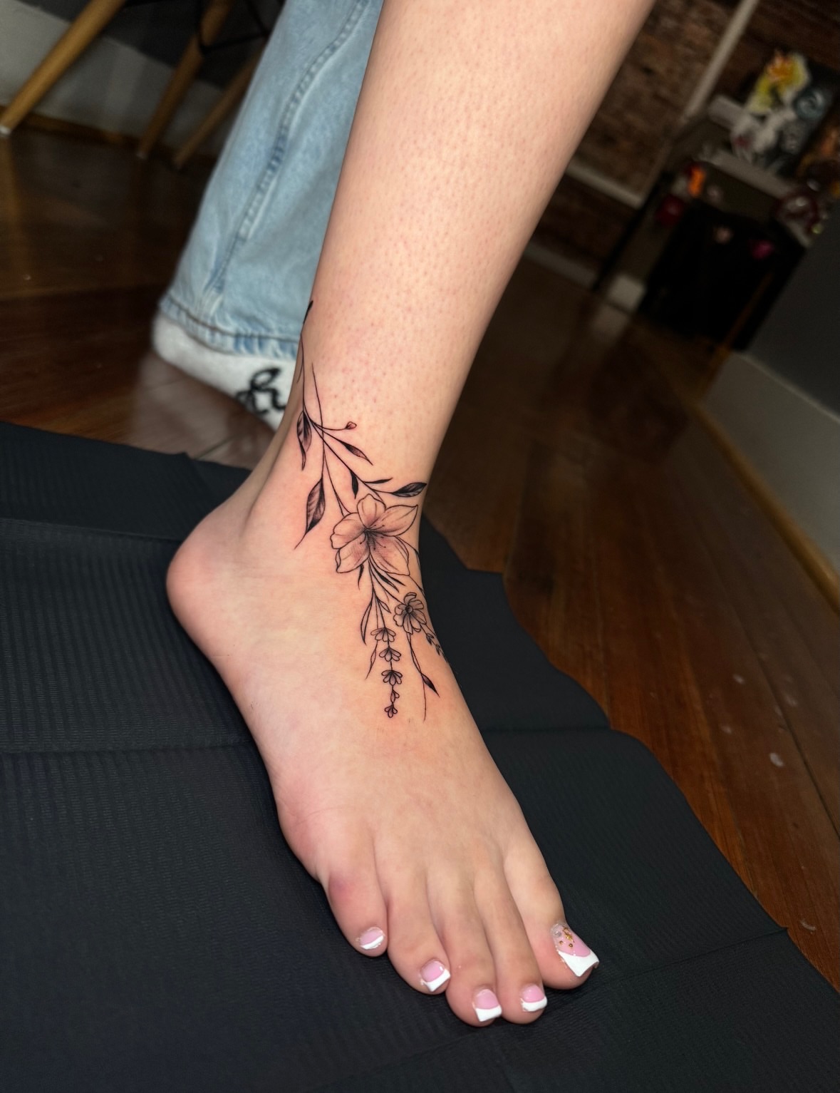 Tattoo by @suckmytat — fine_line, black_and_grey