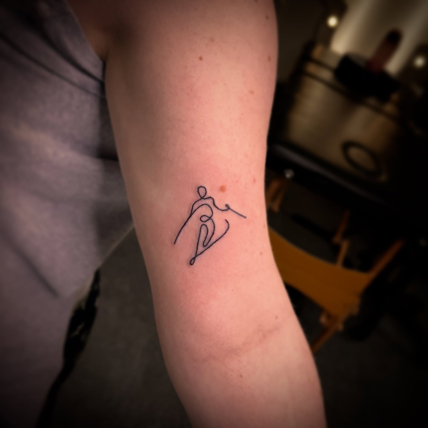 Tattoo by @yatush — minimalist