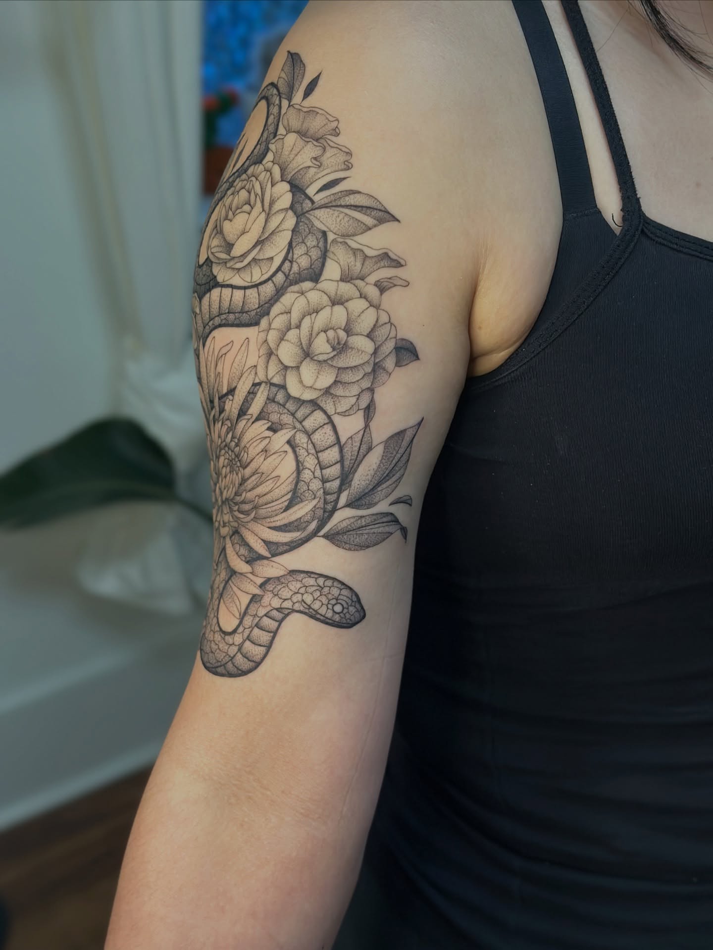 Tattoo by @vreevestattoo โ black_and_grey, realism