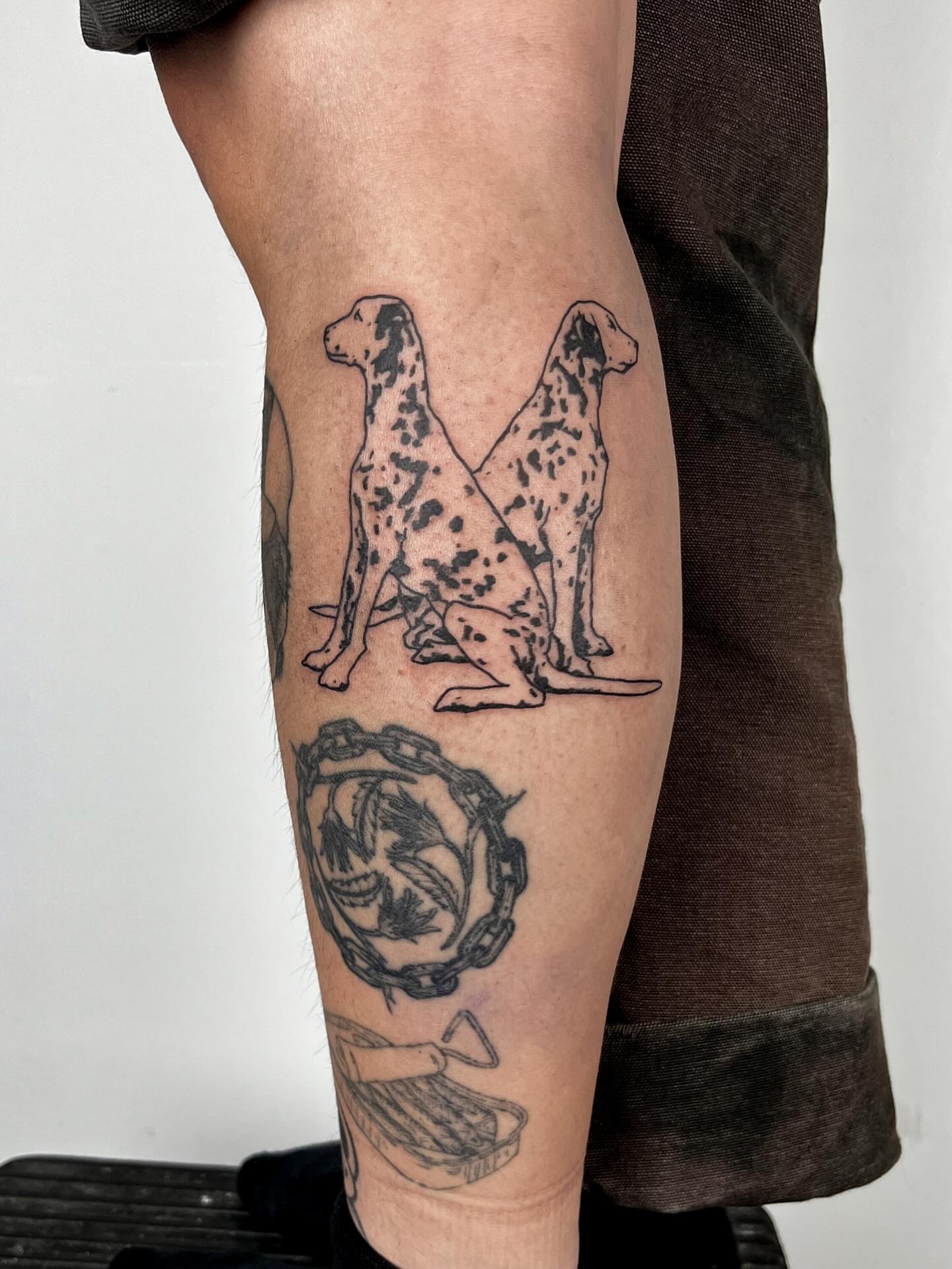 Tattoo by @pls_tnx — black_and_grey
