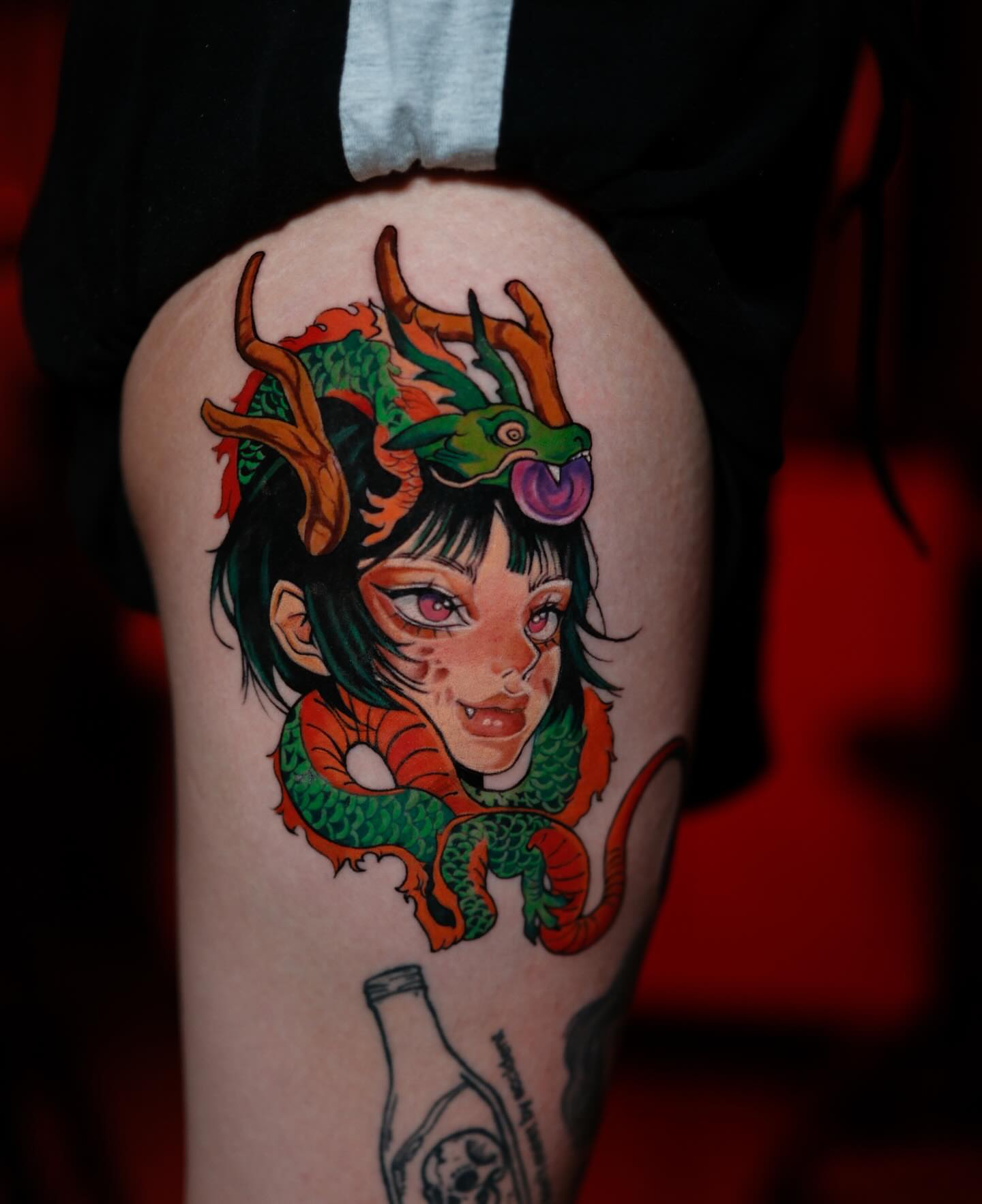 Tattoo by @naveiei — new_school, illustrative