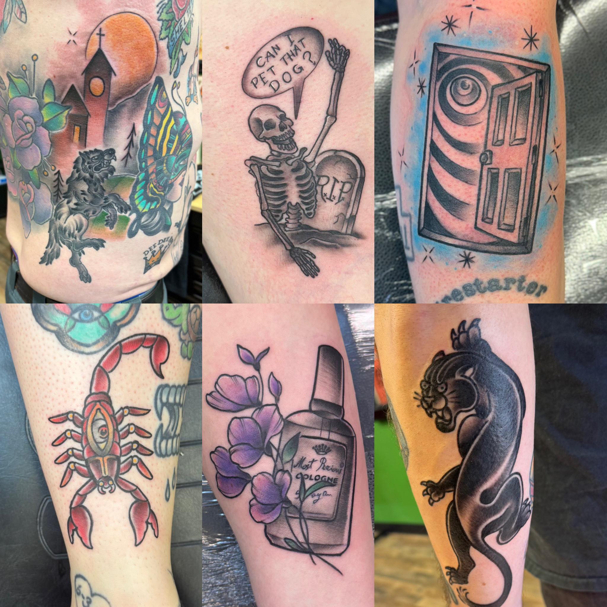 Tattoo portfolio American traditional tattoo on the forearm by Josh Roberts, Franklin, Ohio