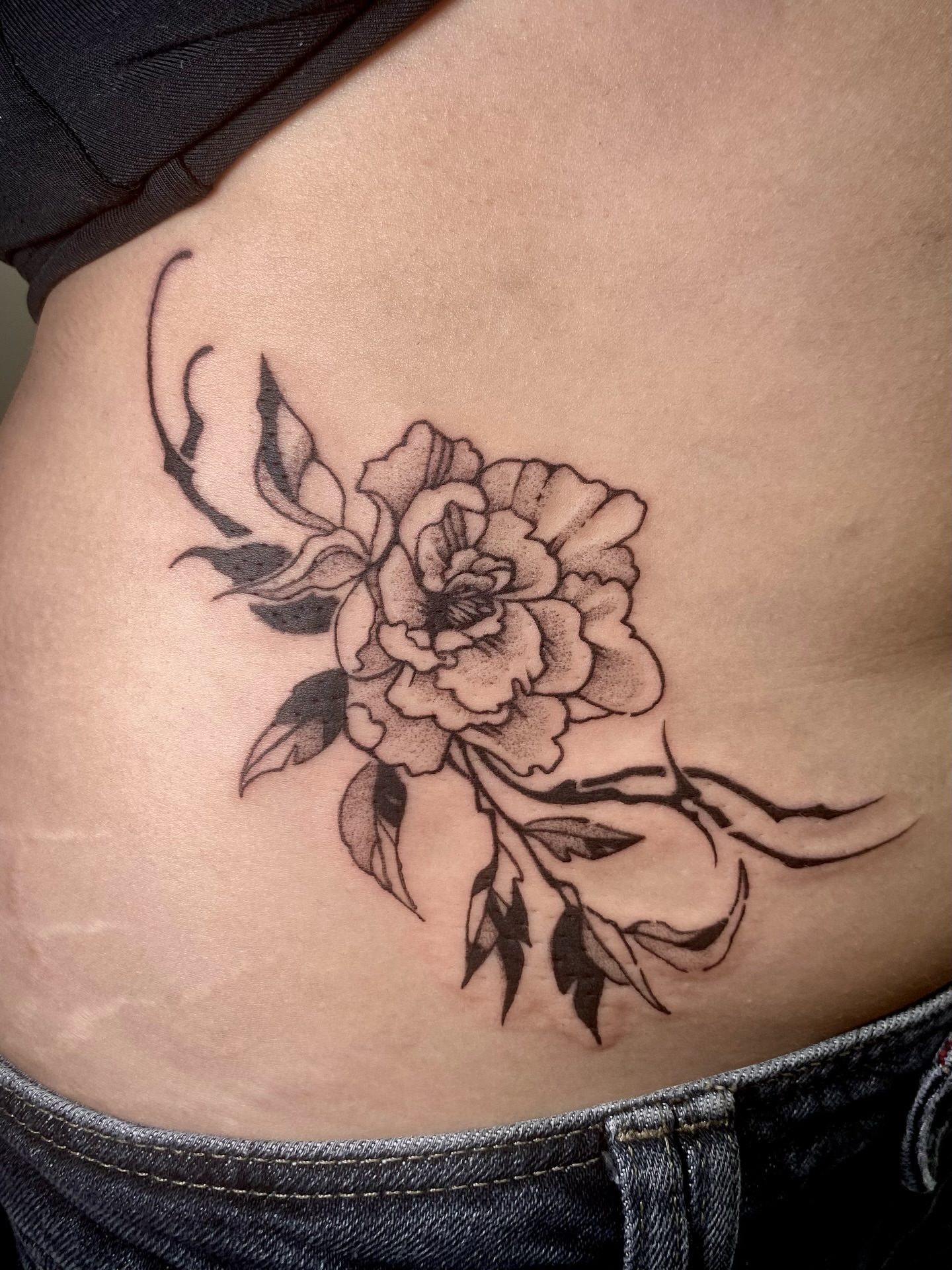 Tattoo by @pukeonmemilo — black_and_grey