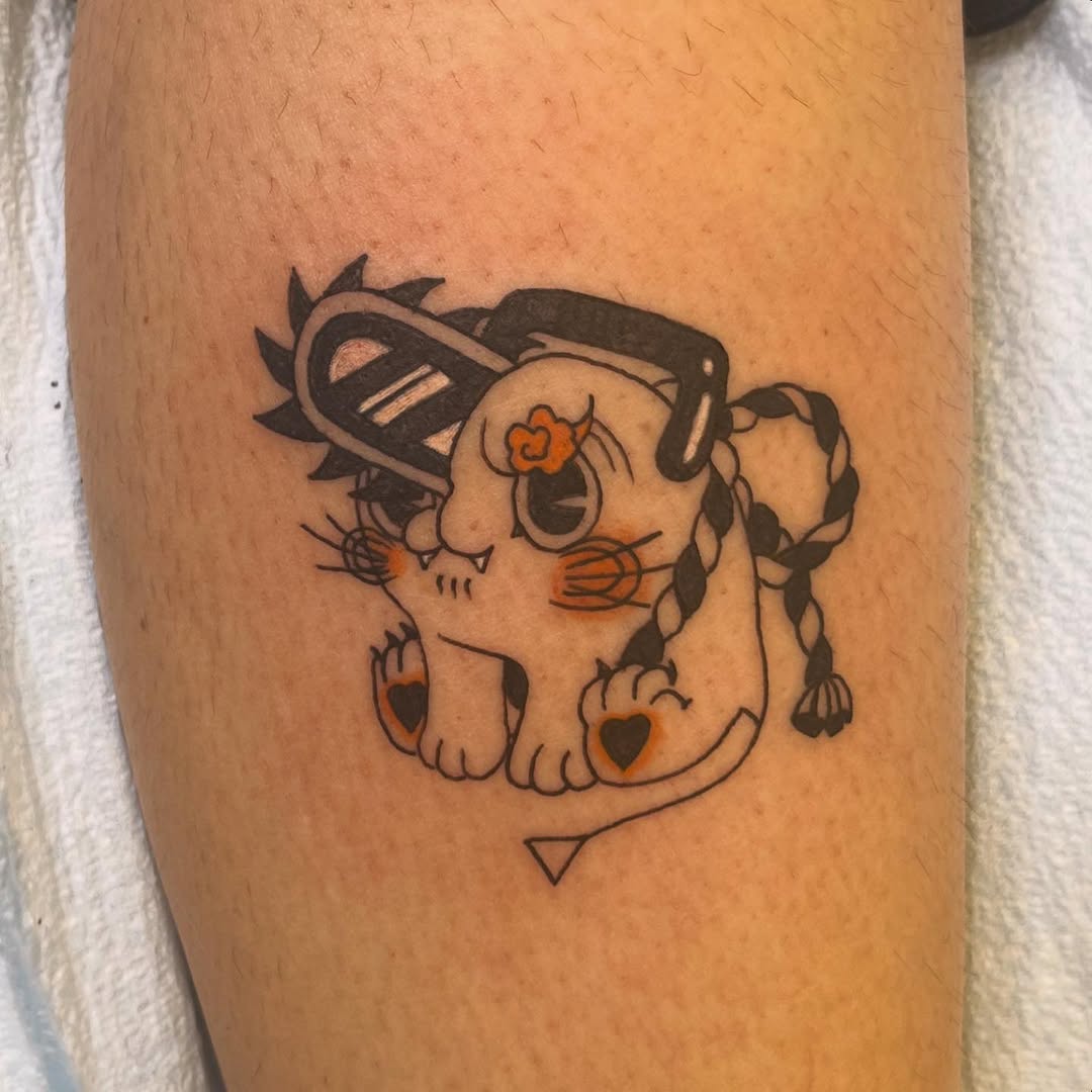 Tattoo by @lilacmourningink — anime, new_school