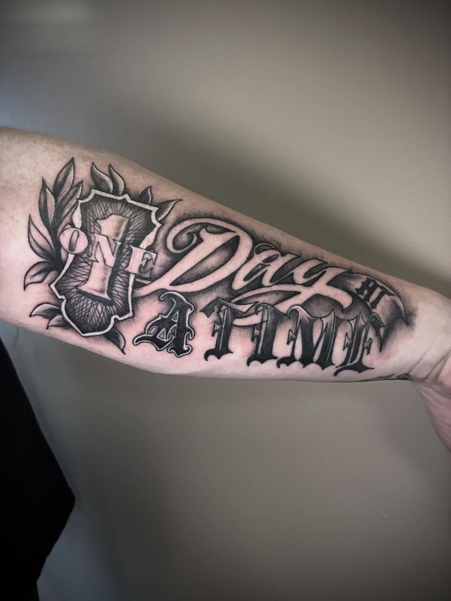Tattoo by @marzxink — black_and_grey