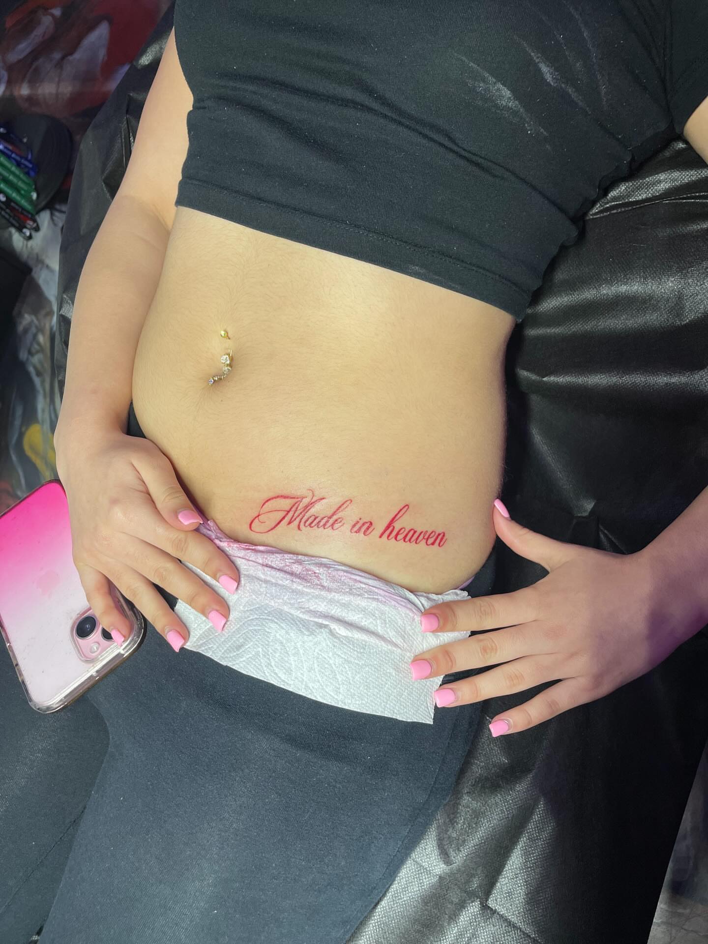 Script lettering lettering script tattoo on the torso by 😈headhuncho😈