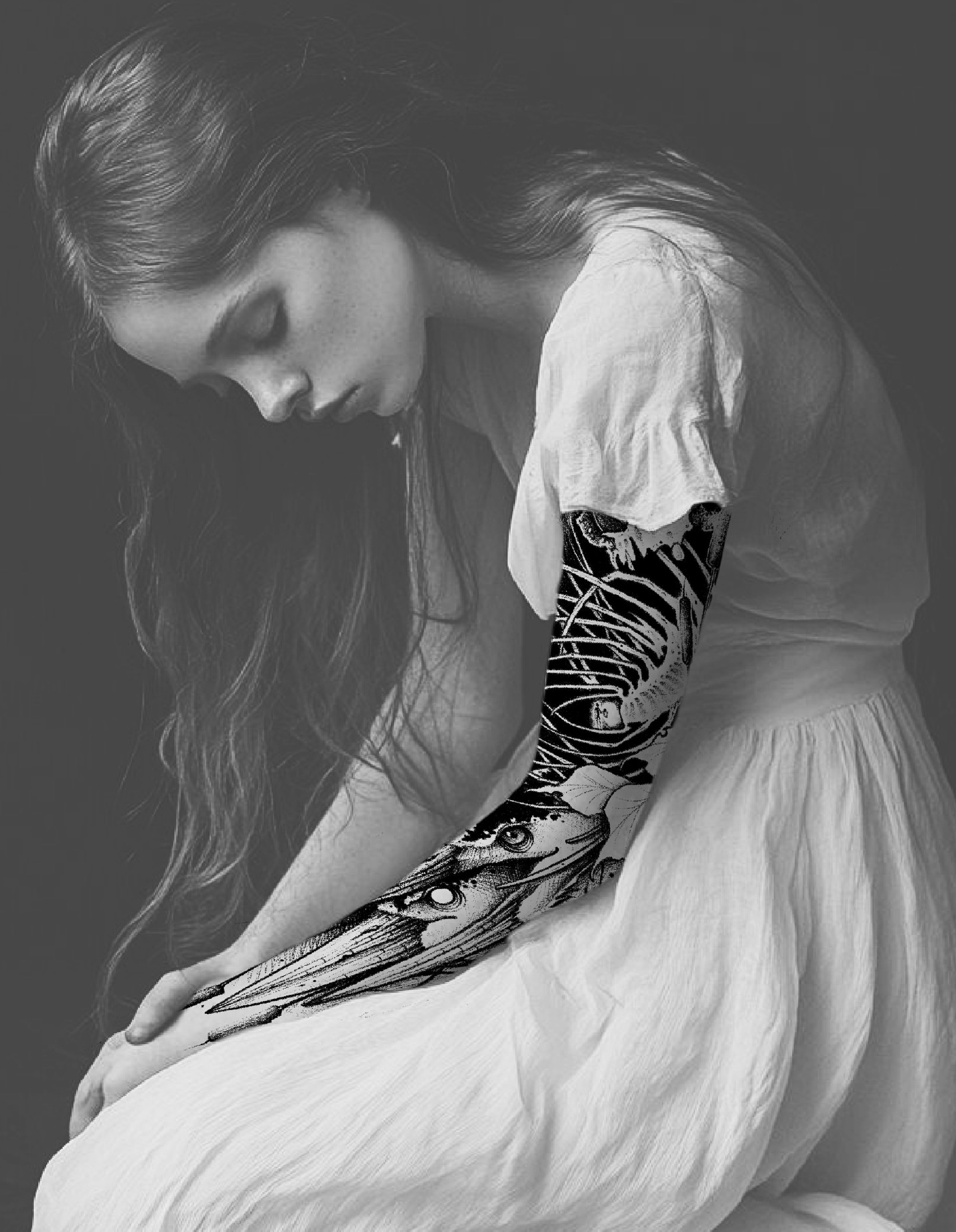 Tattoo by @bunche_tattoo — black_and_grey