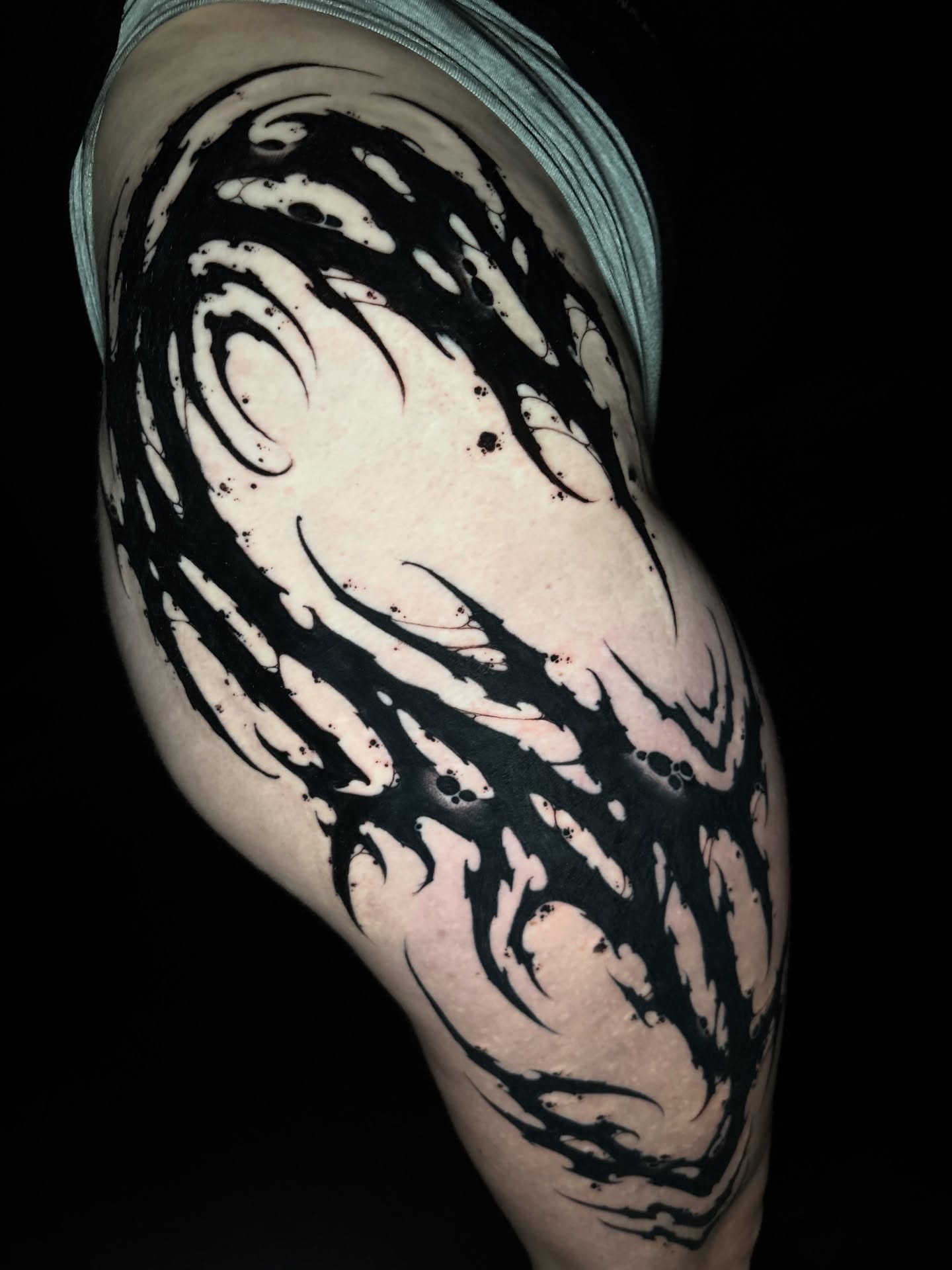Tattoo by @sofiarosetattoos — black_and_grey