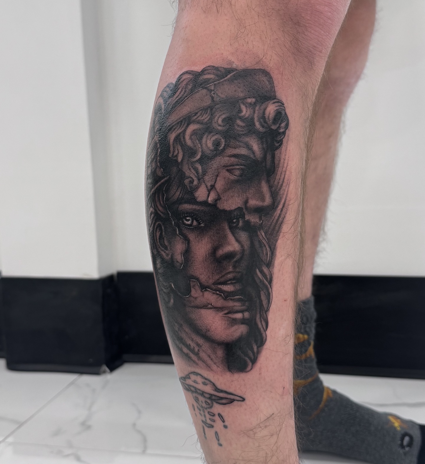 Medusa realism tattoo on the forearm by utah tattoo artist