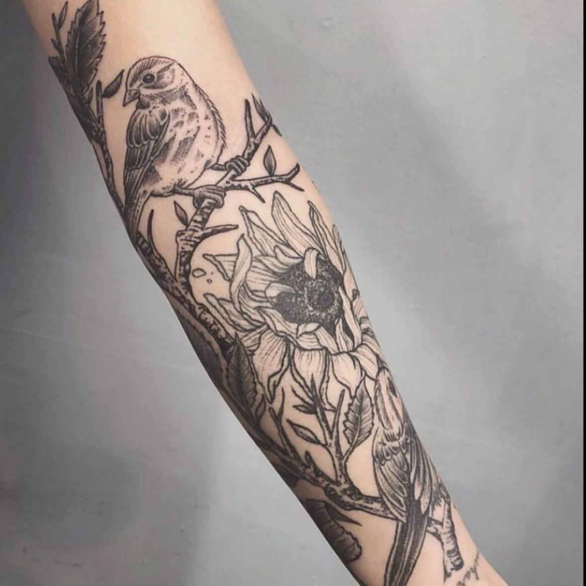 Tattoo by @rev.claytattooer — black_and_grey, realism