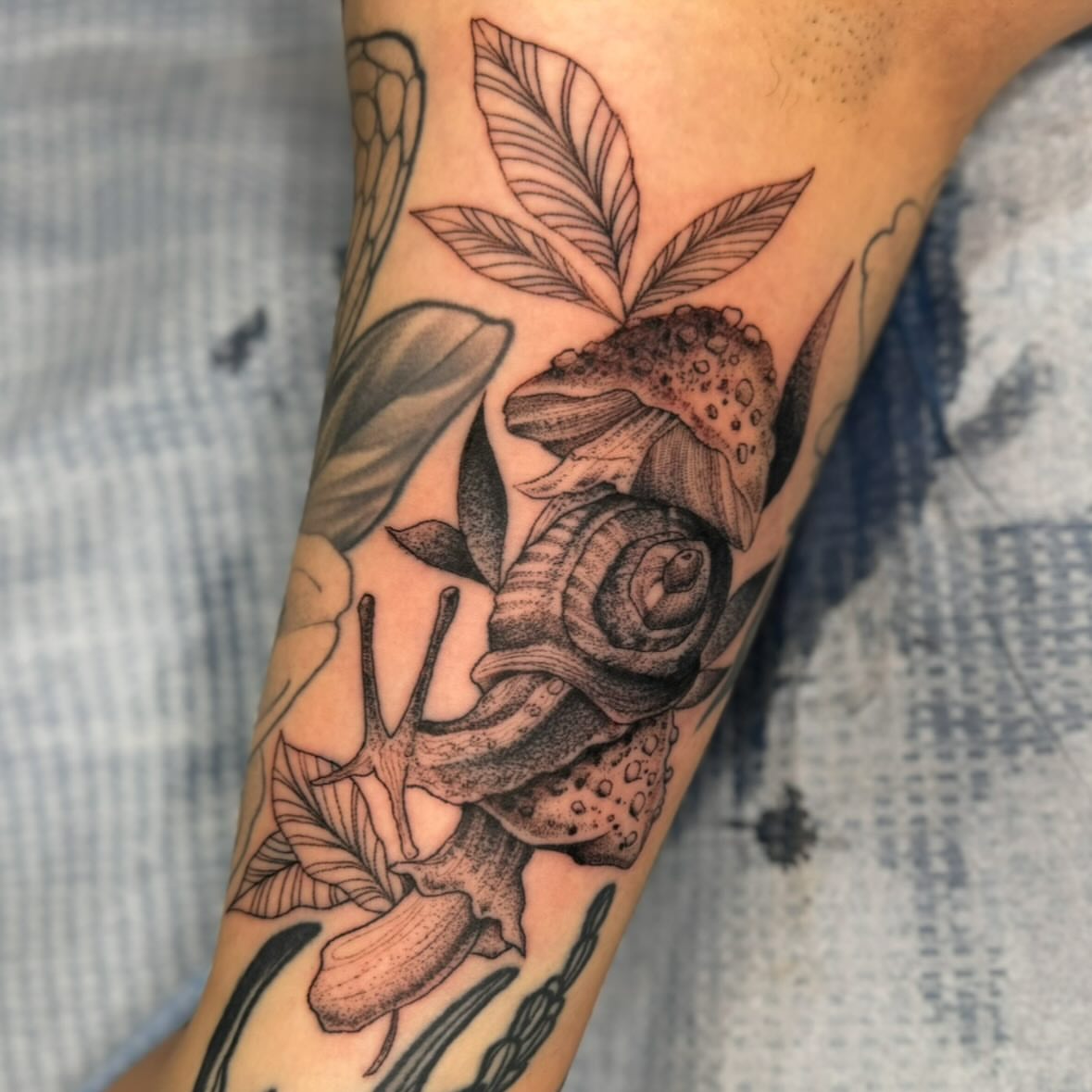 Tattoo by @rev.claytattooer — black_and_grey, realism