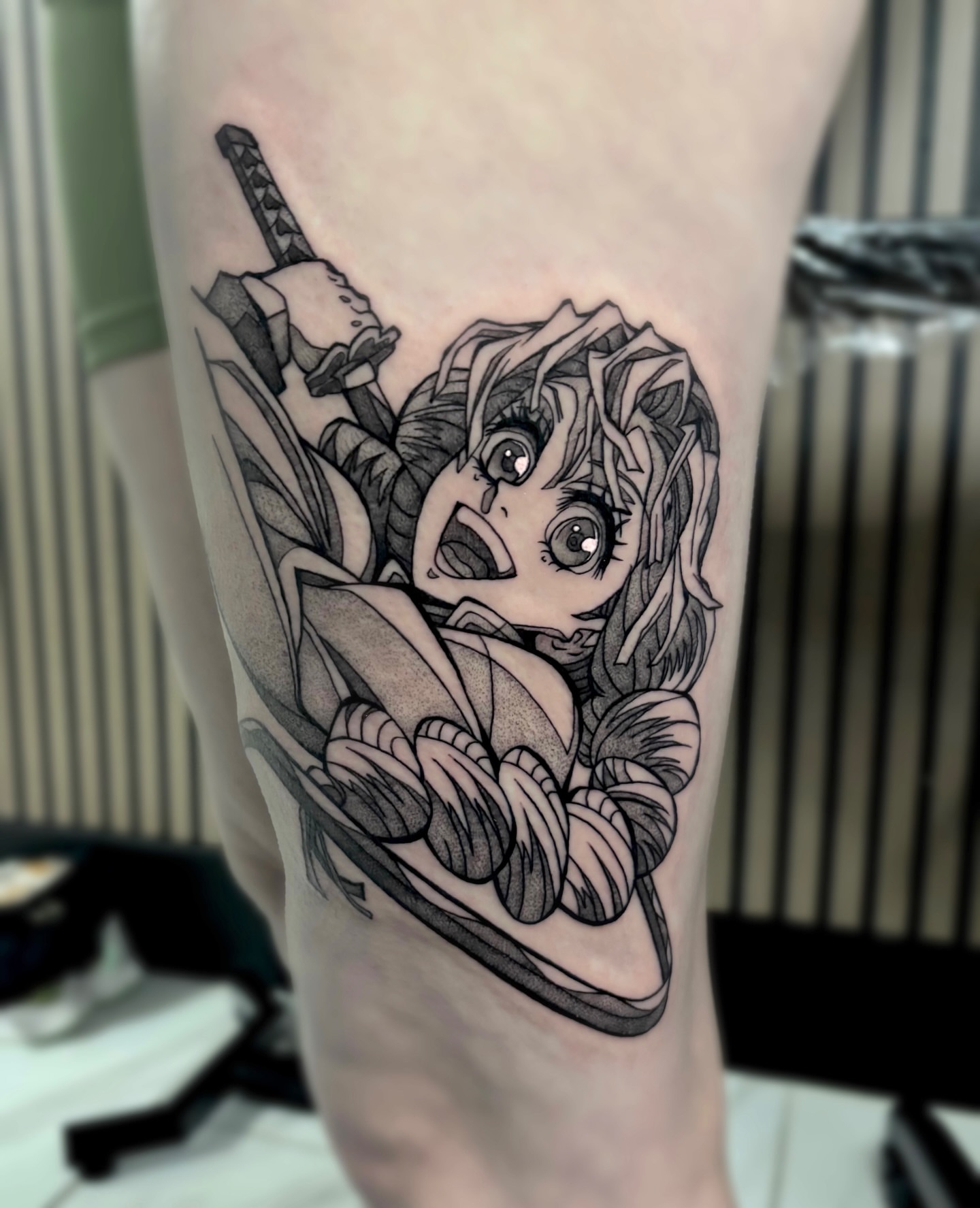Tattoo by @1nkzilla — anime