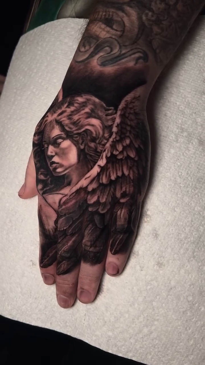 Tattoo by @benzo_ink — black_and_grey, realism