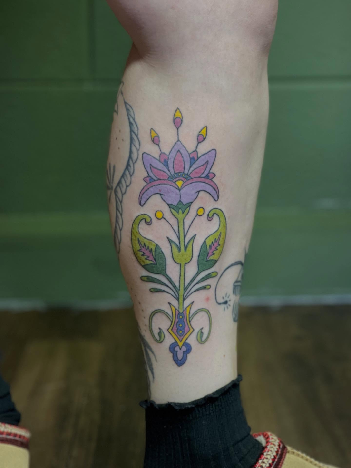 Tattoo by @permanent_pokes_ — new_school, ornamental