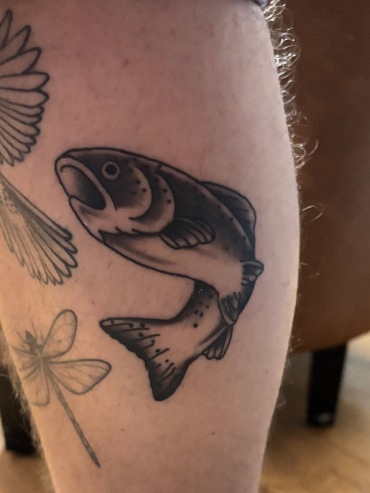 Tattoo by @sethgurdtattoo — black_and_grey