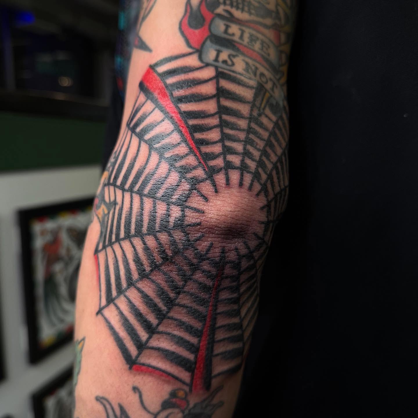 Tattoo by @harpertat2 — geometric