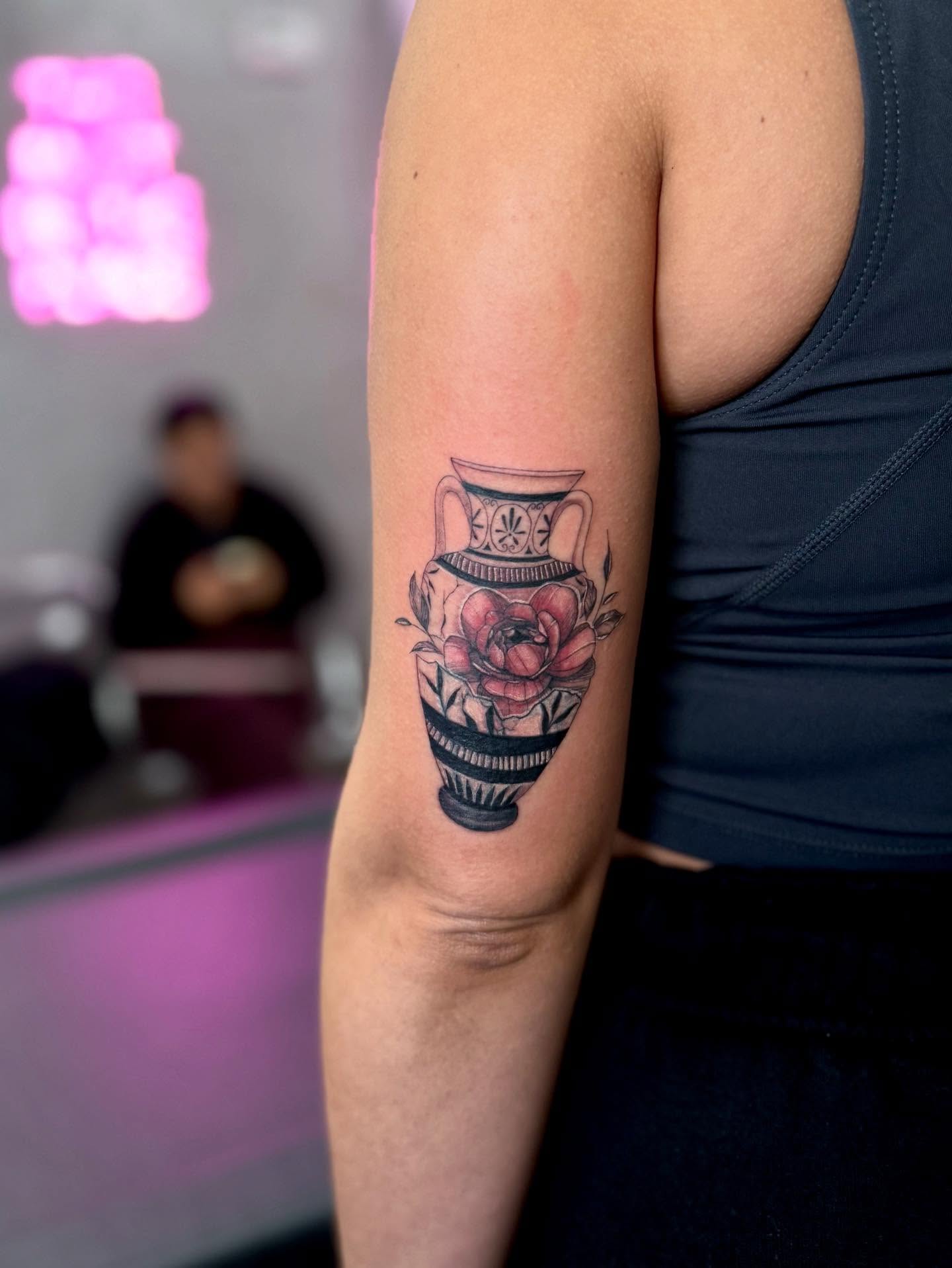 Tattoo by @og.yayatattoos — black_and_grey, ornamental