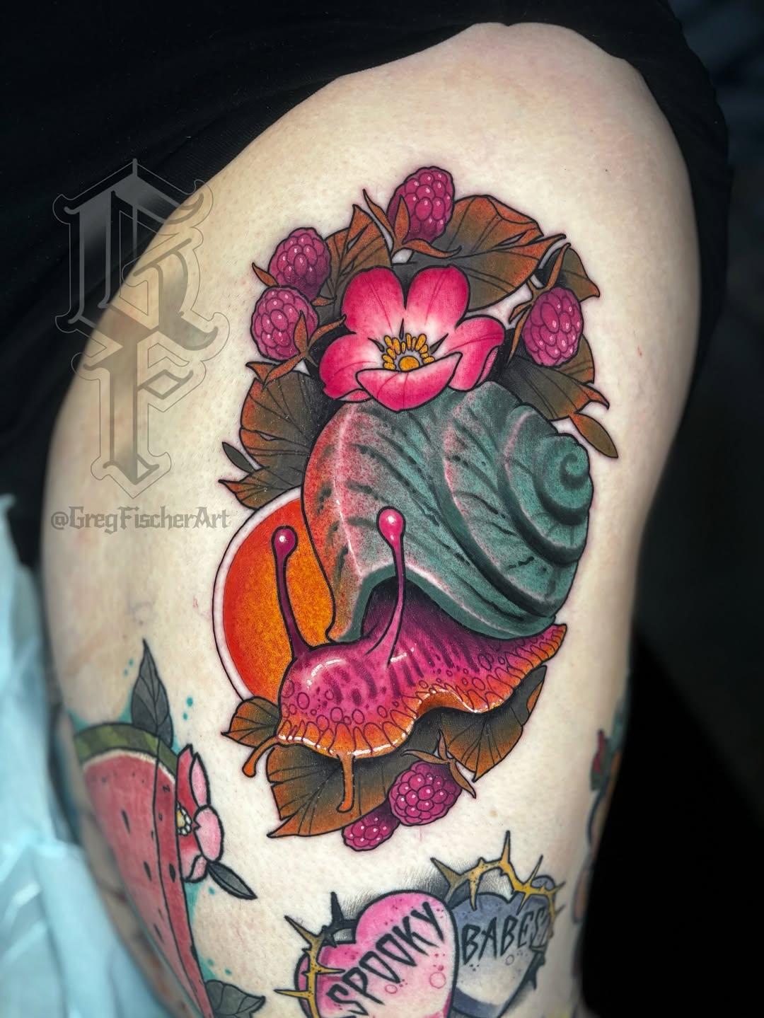 Tattoo by @gregfischerart โ neo_traditional, realism