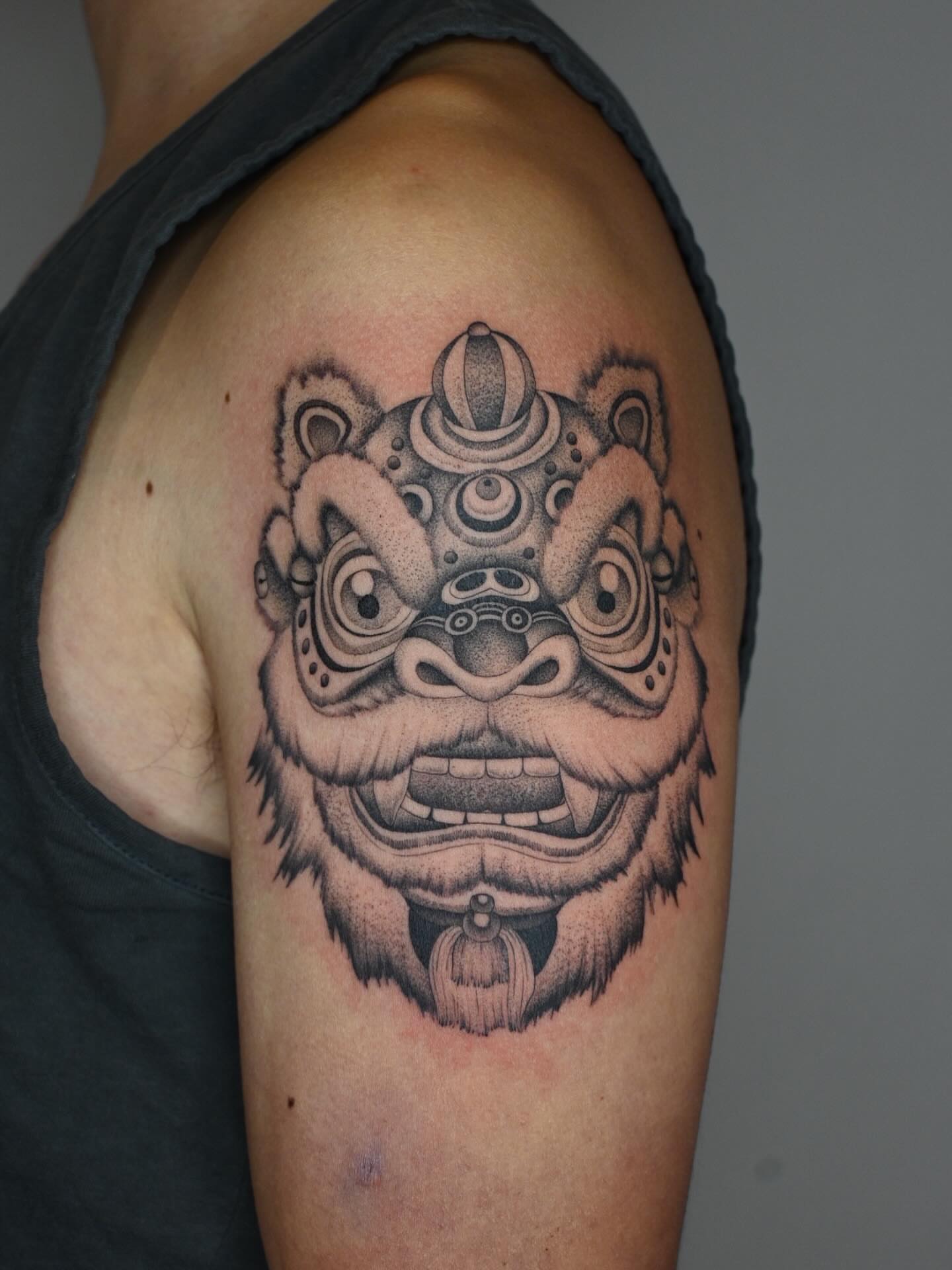 Tattoo by @simbalysm — black_and_grey