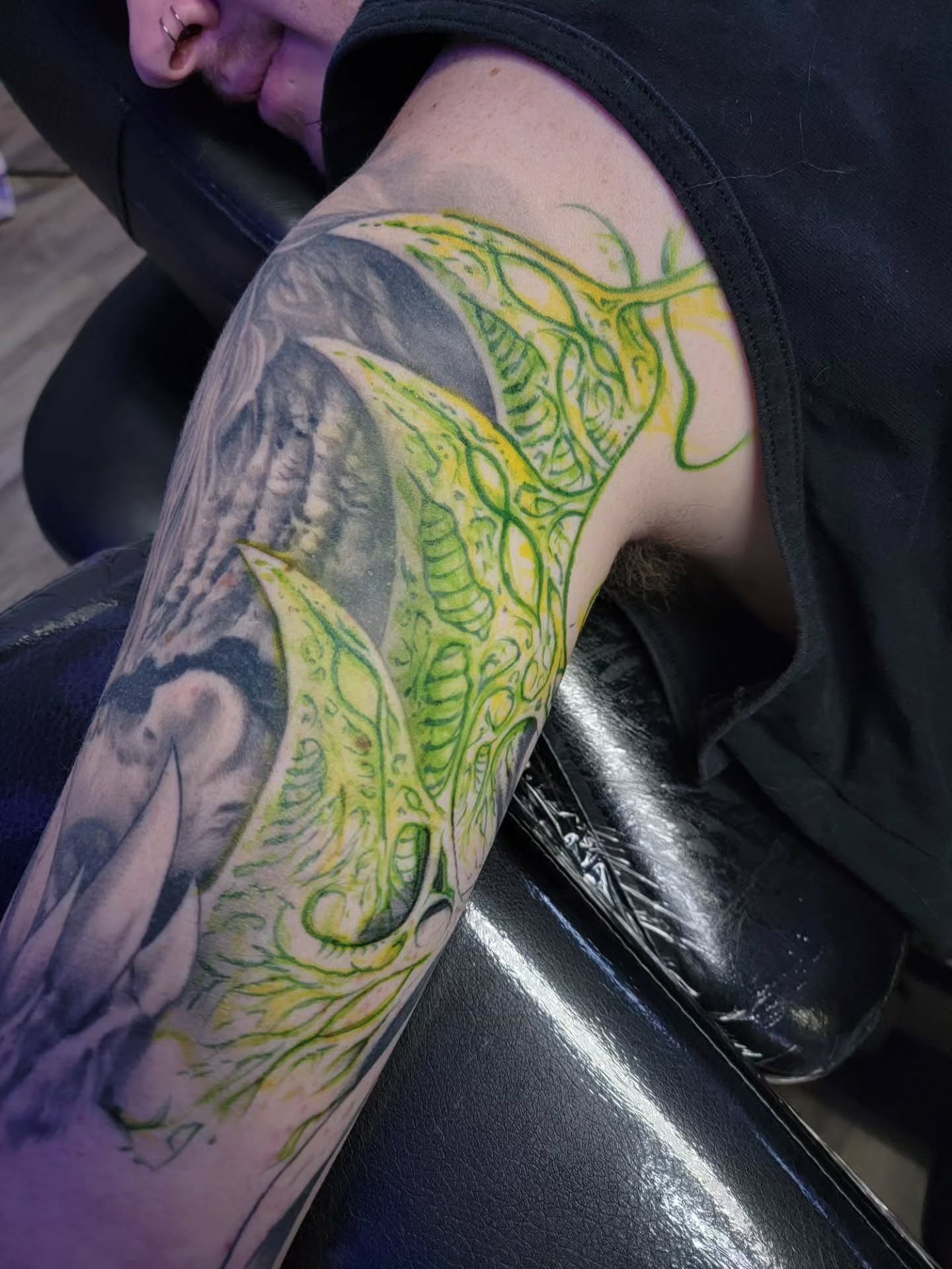 Tattoo by @necronomiconnor — geometric, ornamental